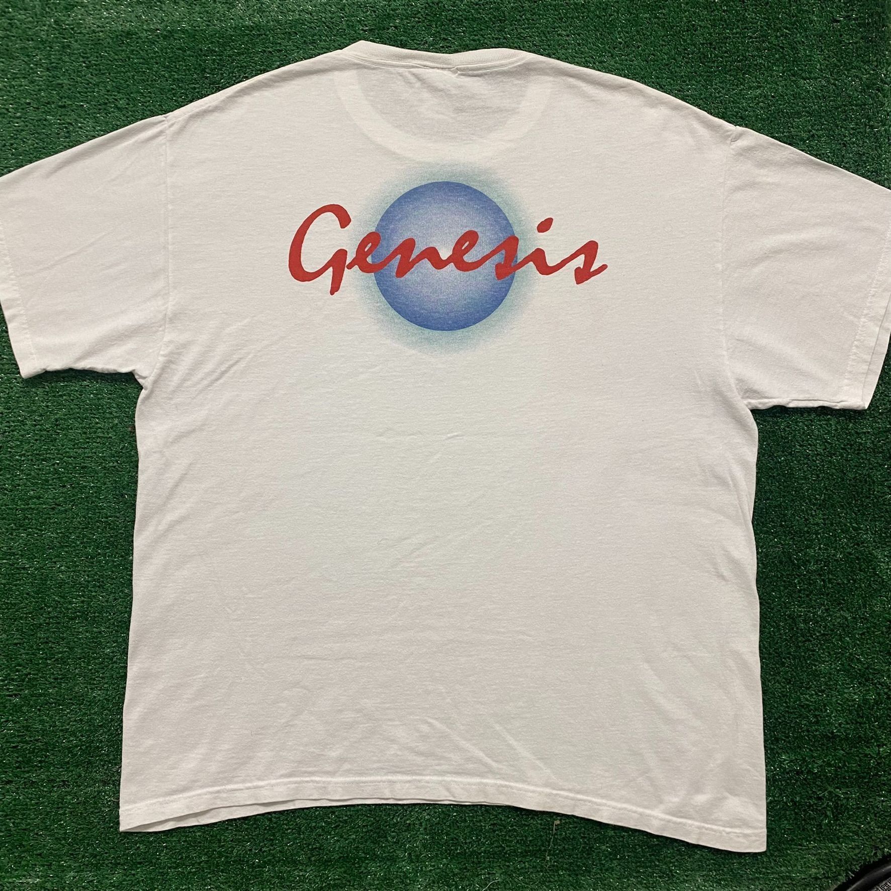 Band Tees Vintage Y2K Genesis Logo Baggy Essential Rock Band Tee Size US XL / EU 56 / 4 - 5 Thumbnail