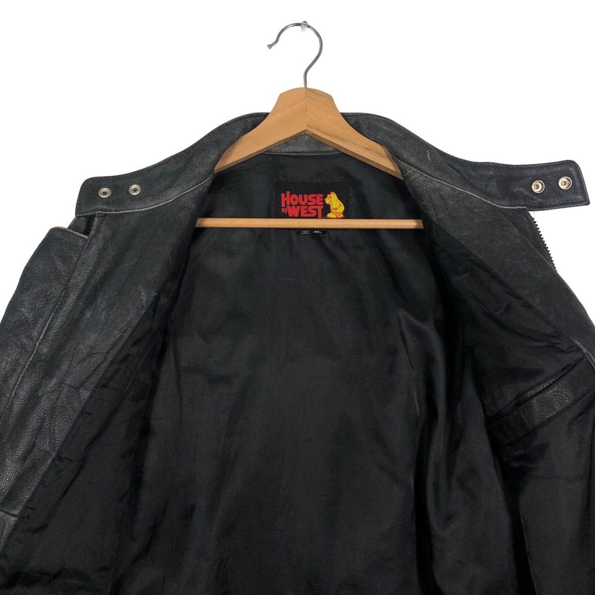 Japanese Brand 🔥90’s Vintage Leather Jacket Biker House Of West Racer Size US XL / EU 56 / 4 - 11 Thumbnail