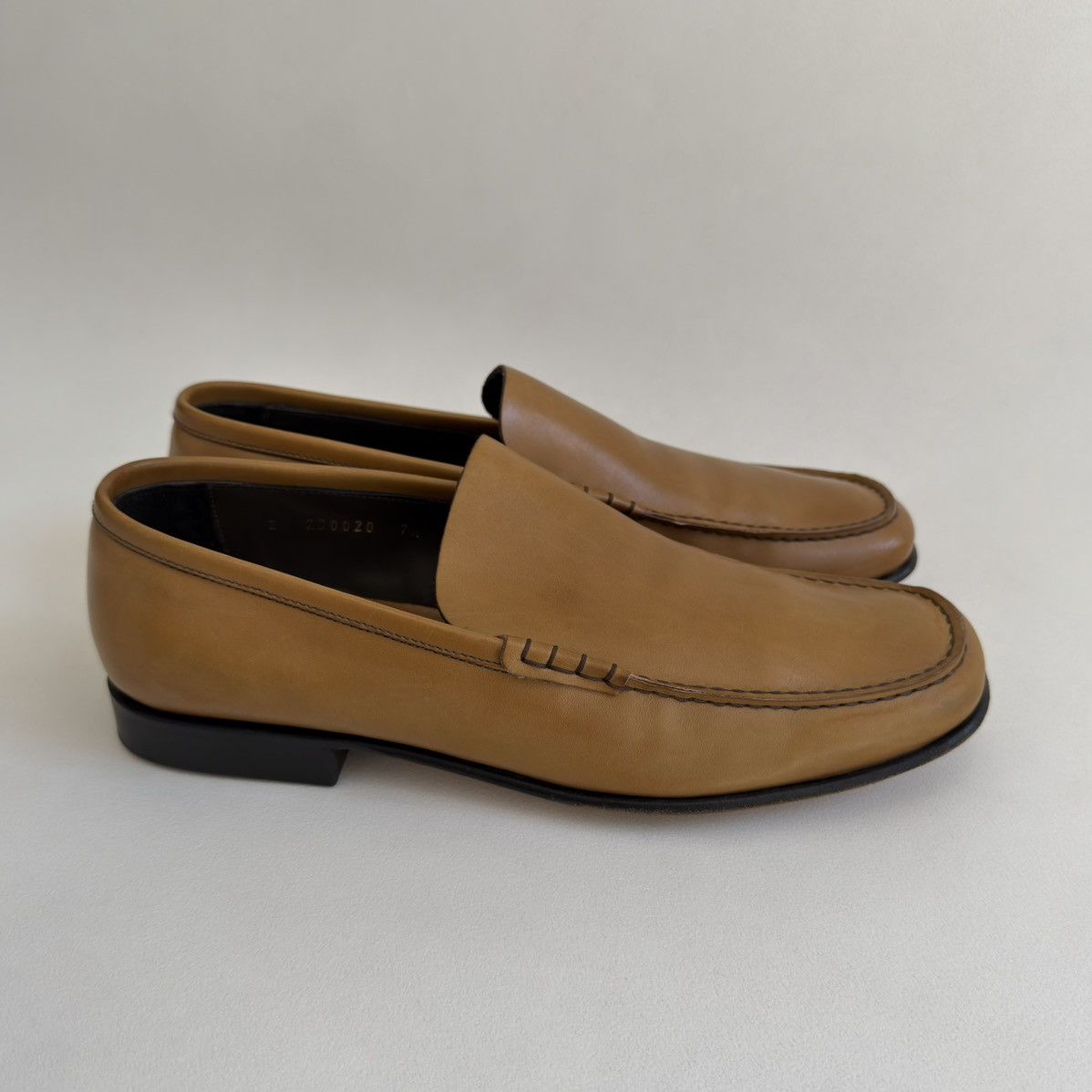 Prada Tan Leather ‘Square Toe’ Loafers Size US 8.5 / EU 41-42 - 15 Thumbnail