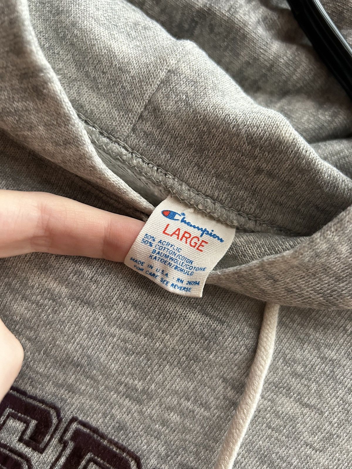 Champion × Vintage Vintage 80’s Champion Augsburg College Hoodie Made in USA Size US L / EU 52-54 / 3 - 5 Thumbnail