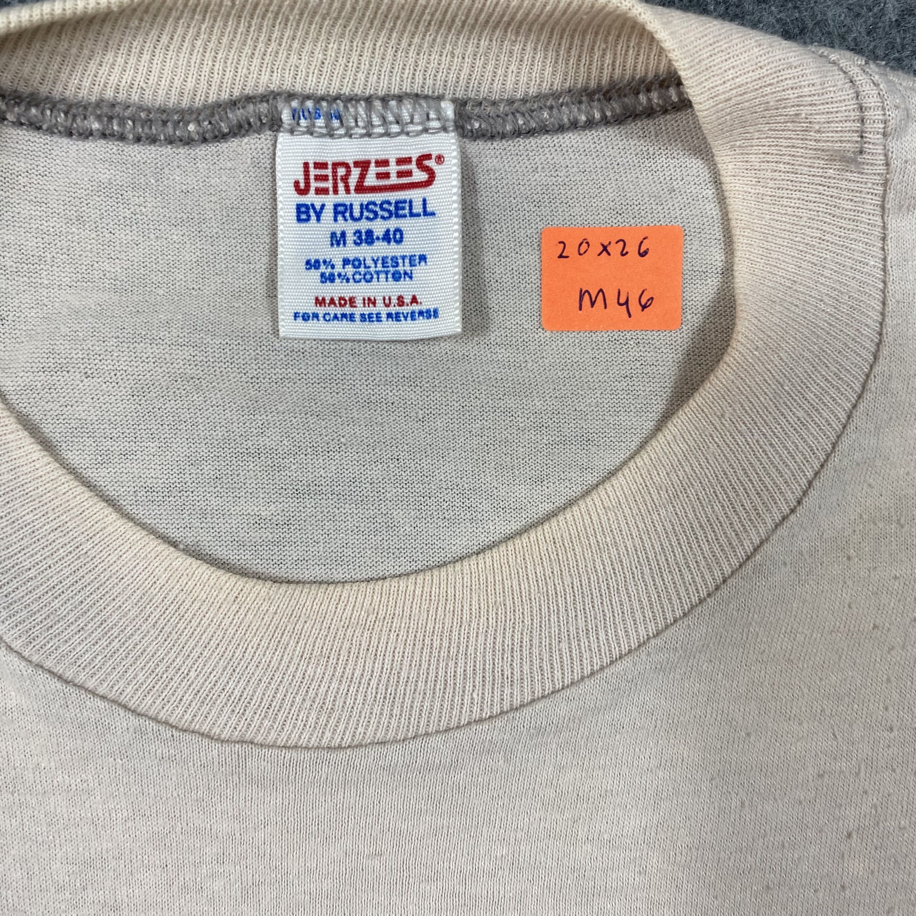 Jerzees Vintage 90s New York Skyline Art Graphic Jerzees TSHIRT-M046 Size US M / EU 48-50 / 2 - 3 Thumbnail