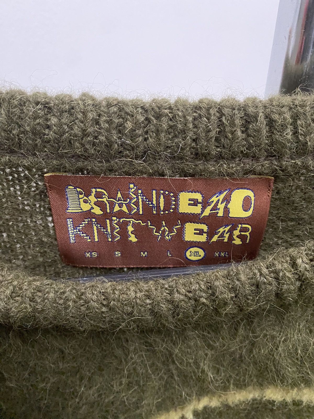 Brain Dead Brain Dead Alpaca Wool Uni Logo Knit Size US XL / EU 56 / 4 - 3 Thumbnail