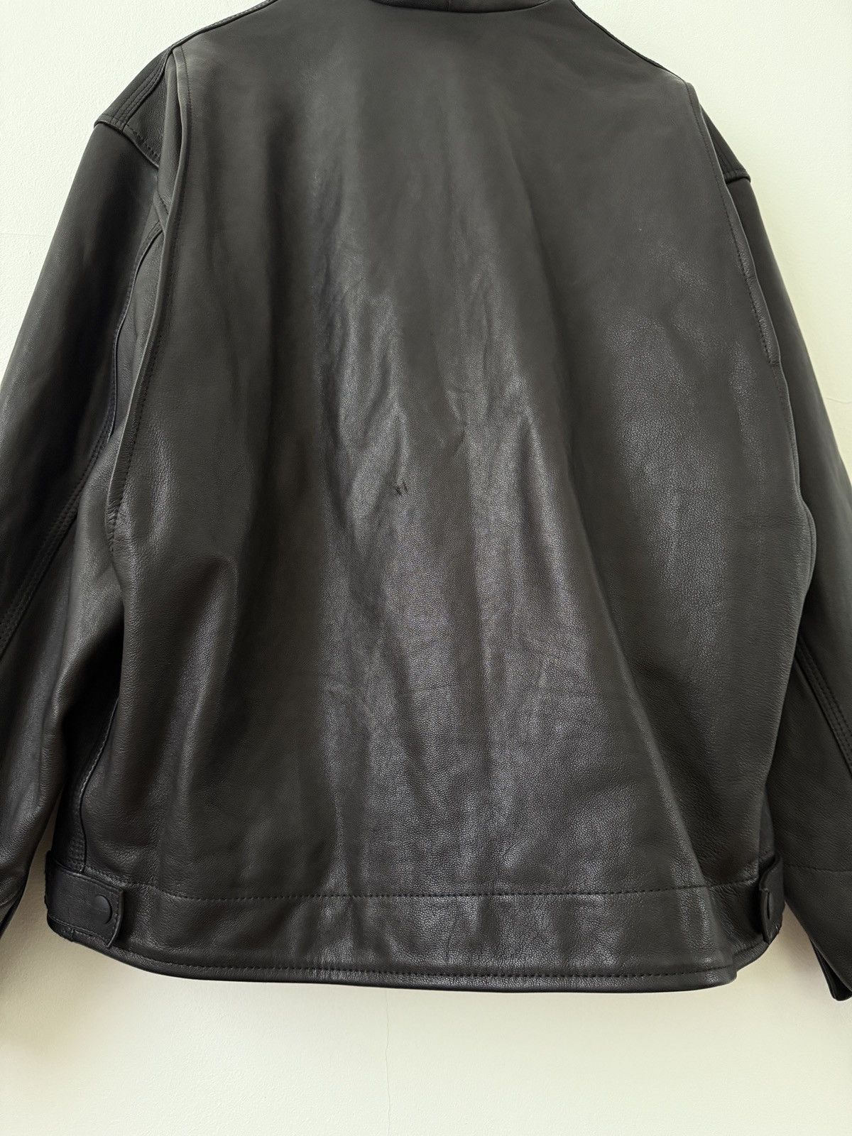 Enfants Riches Deprimes 2022 "Records" Sheep Leather Work Jacket Size US L / EU 52-54 / 3 - 14 Thumbnail