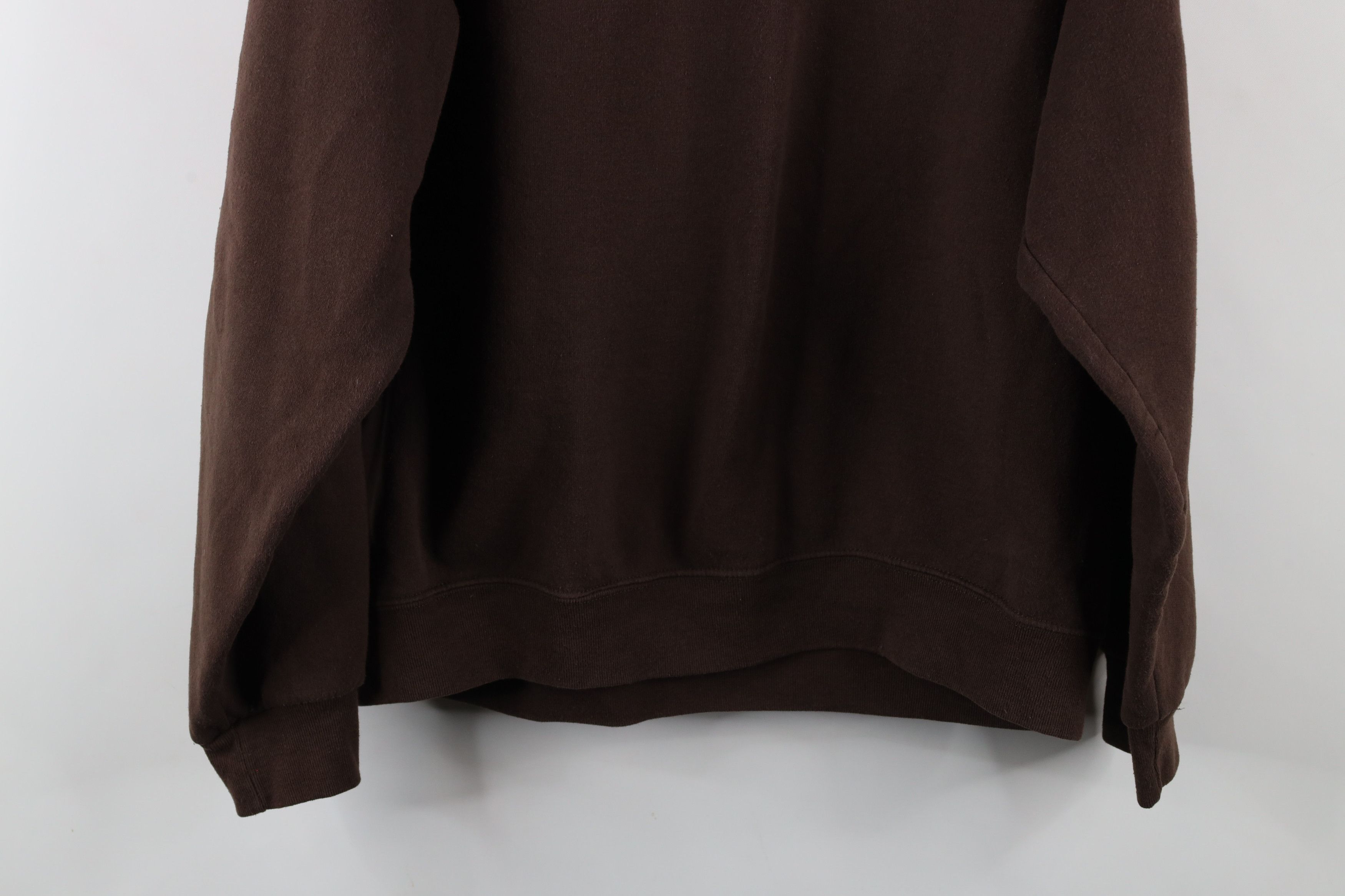 Vintage Vintage 90s Bowling Green State University Hoodie Brown Size US L / EU 52-54 / 3 - 13 Thumbnail