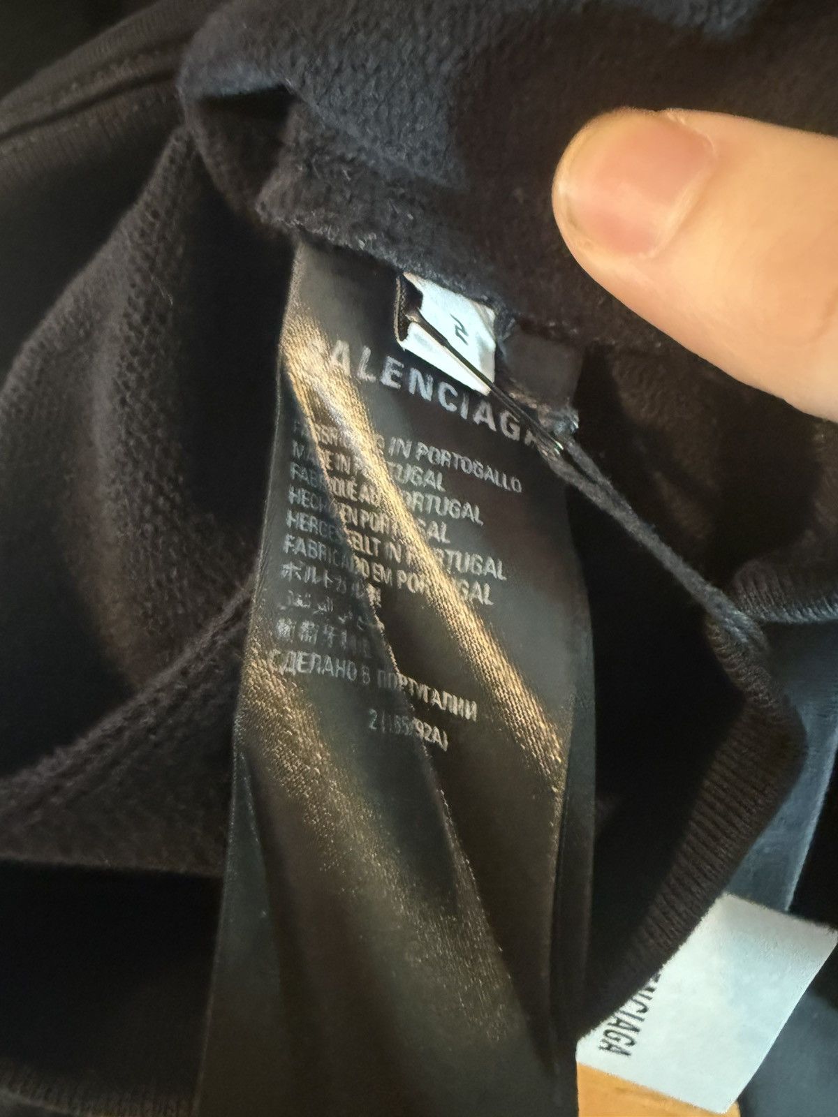 Balenciaga Balenciaga Los Angles Hoodie Black Size 2 Size US S / EU 44-46 / 1 - 7 Thumbnail