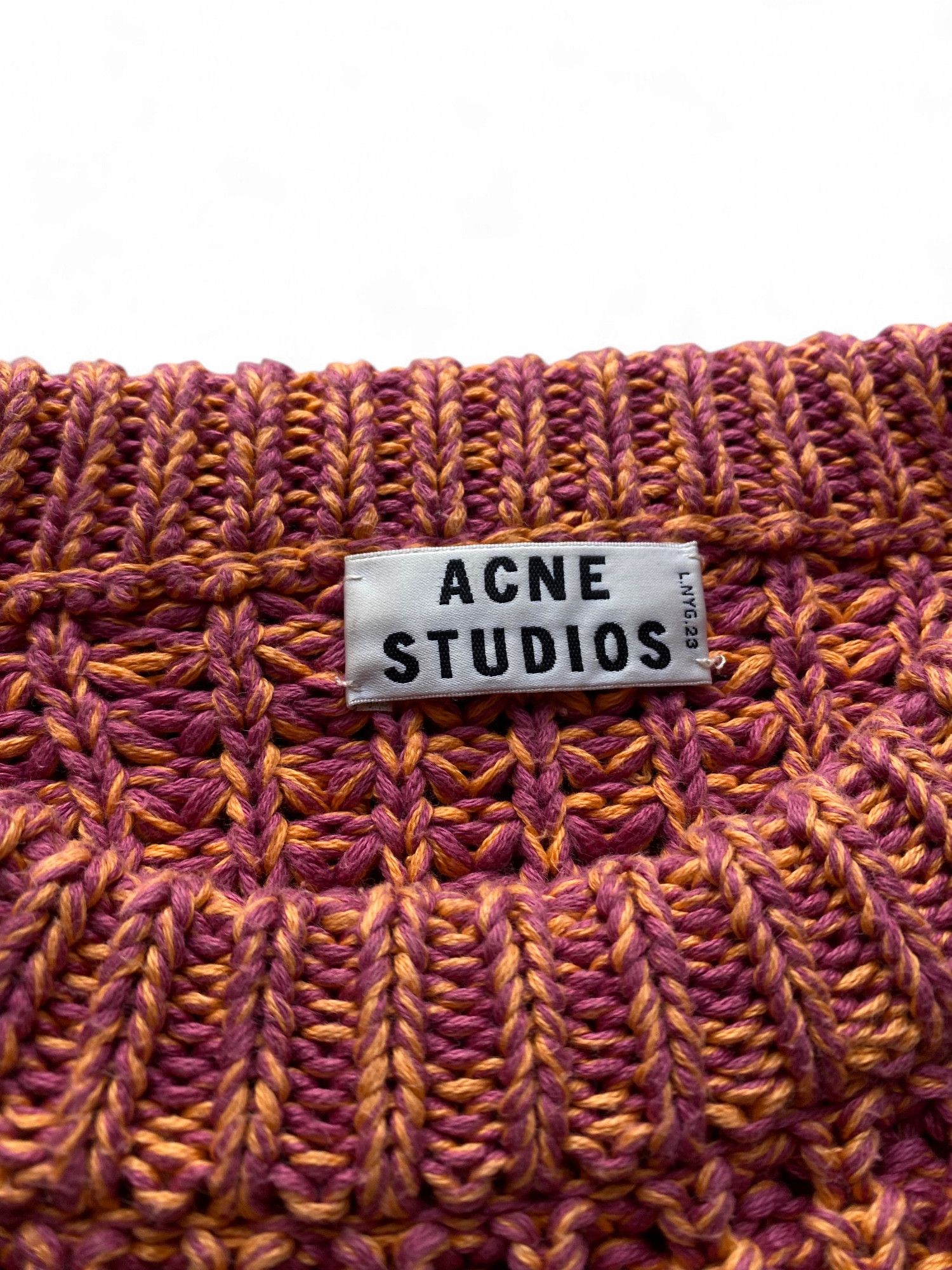 Acne Studios Acne Studios Lia Twist Sweater Kotton Knit Mesh Size XS / US 0-2 / IT 36-38 - 6 Thumbnail