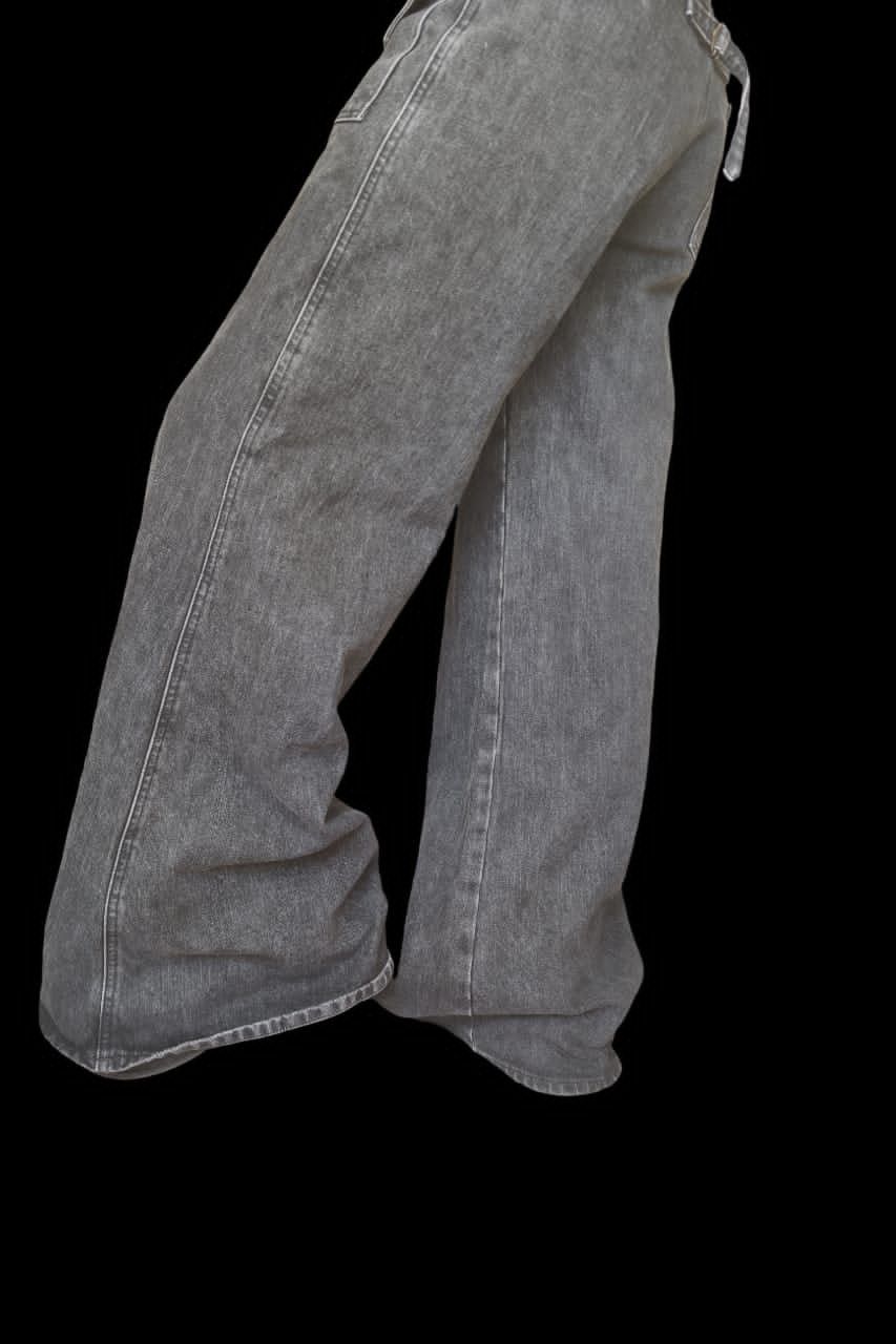 Affliction Baggy Super Flared Japanese Bush Pant Jeans Size US 31 - 10 Thumbnail