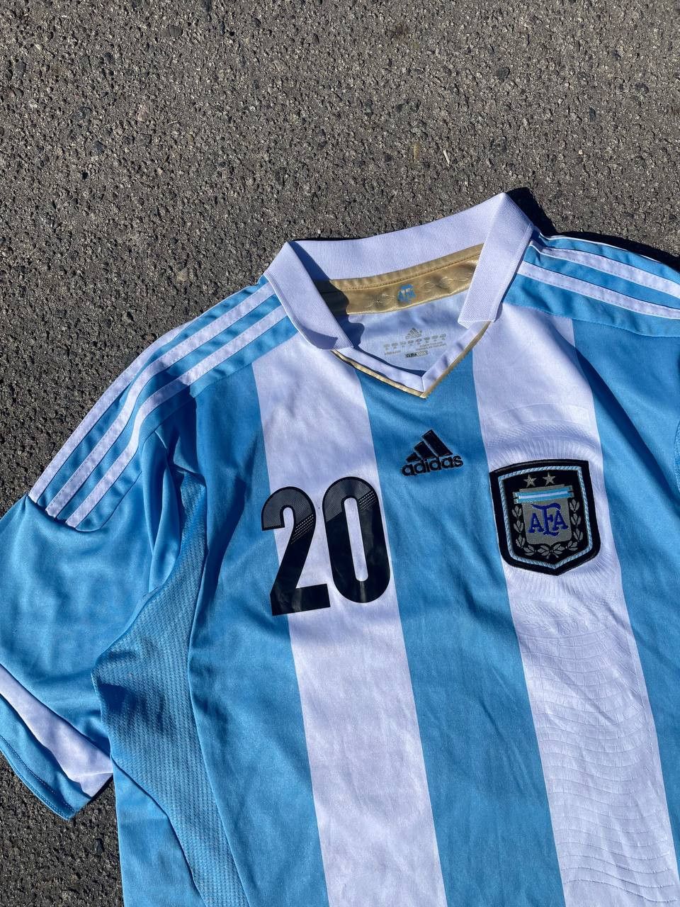 Adidas Adidas Argentina Soccer Jersey 2010 World Cup (Fan Replica) Size US L / EU 52-54 / 3 - 3 Thumbnail