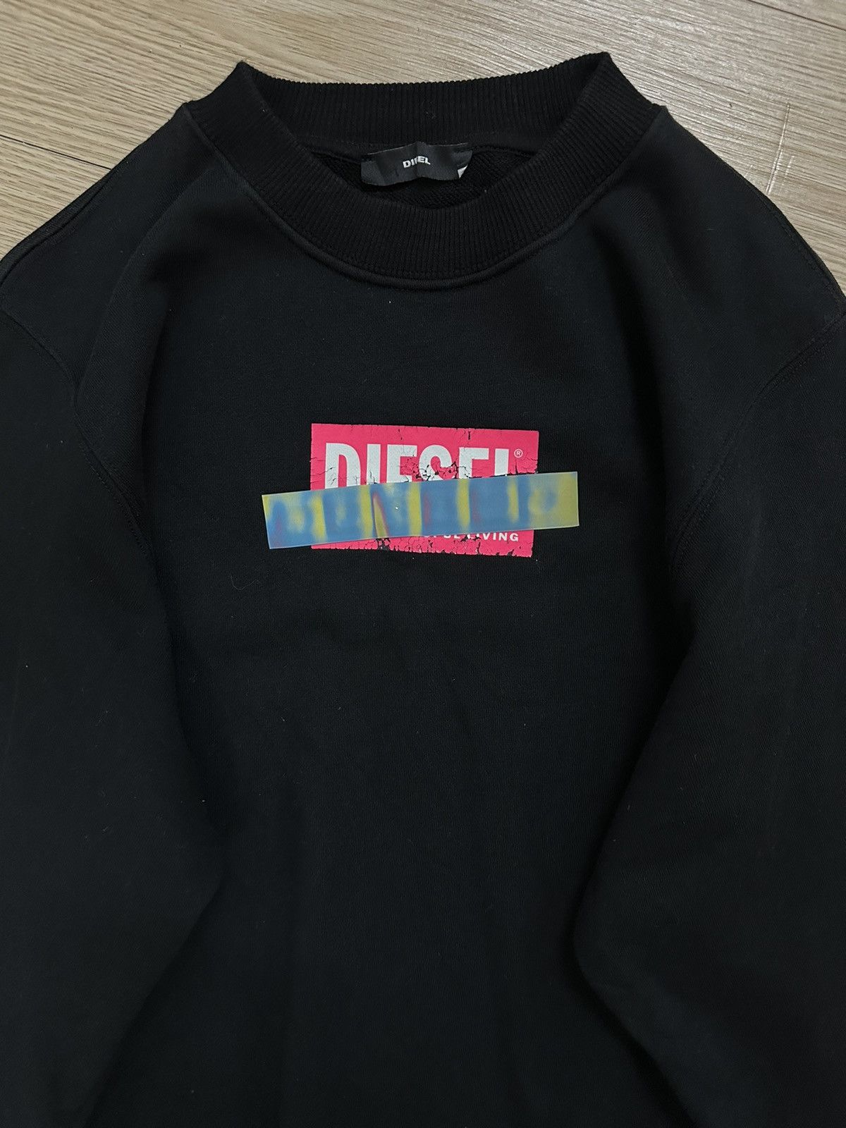 Beauty Beast × Diesel Rare And Beautiful Diesel Box Logo Sweatshirt Size US S / EU 44-46 / 1 - 3 Thumbnail