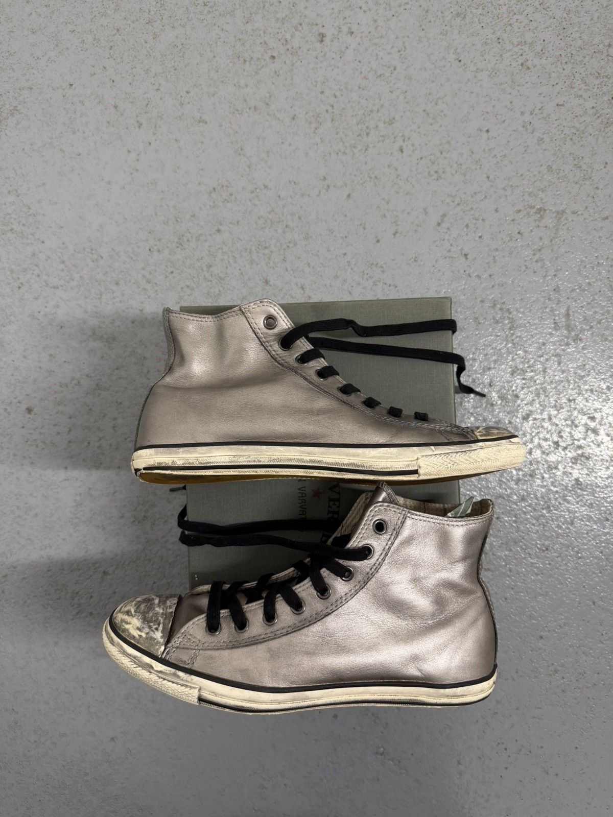 Converse × John Varvatos John Varvatos x Converse Aged High Top Sneakers Size US 8 / EU 41 - 2 Thumbnail