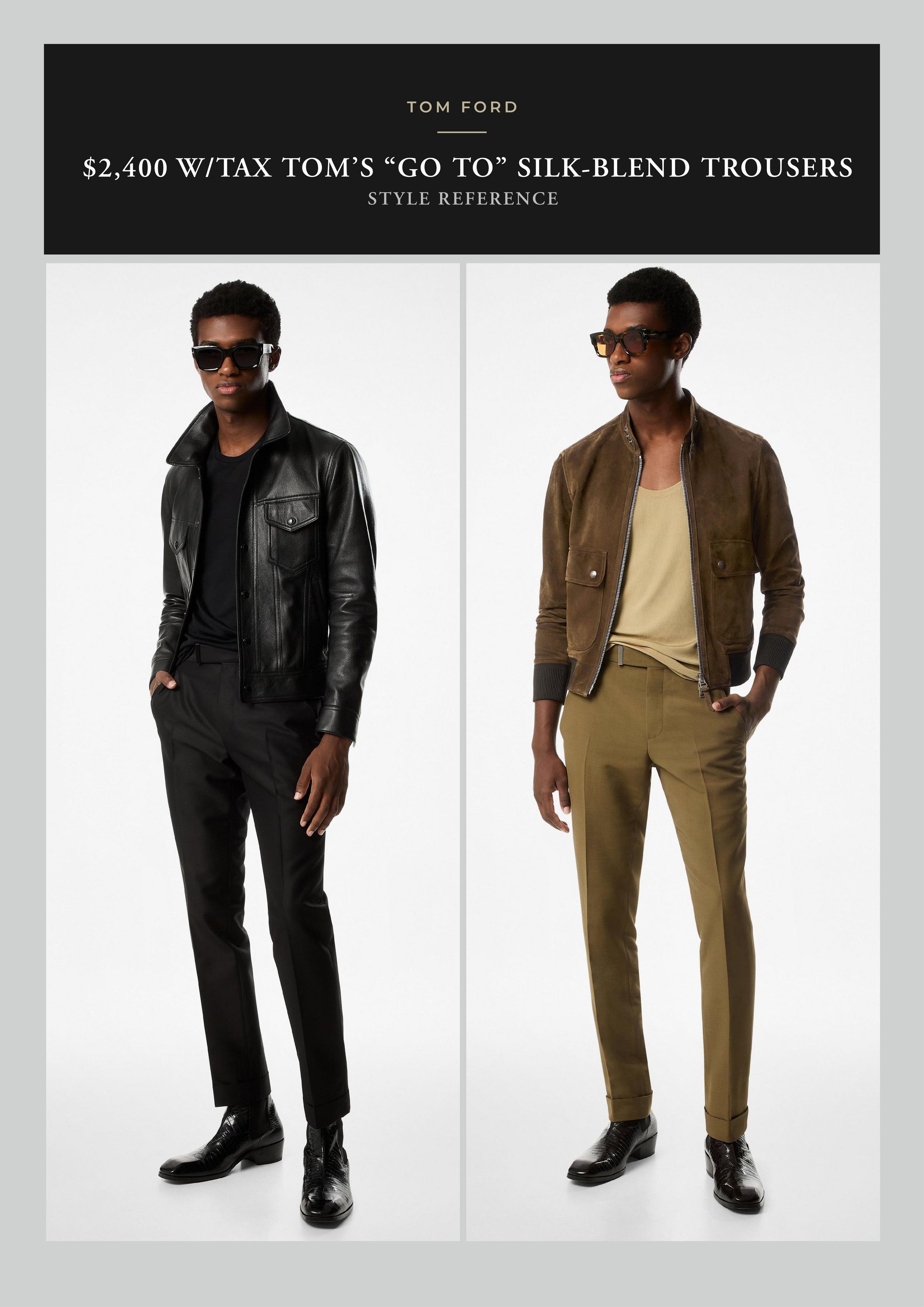 Tom Ford Best Dressed Rare $2,400 w/tax Metal Clip Silk Blend Pants Size US 34 / EU 50 - 7 Thumbnail