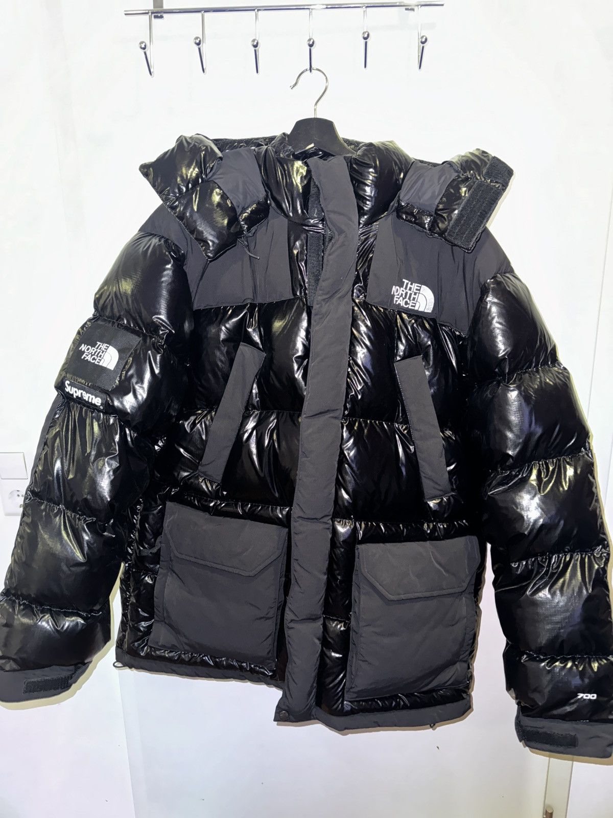 image of Supreme The North Face 700-Fill Down Parka in Black, Men's (Size 2XL)