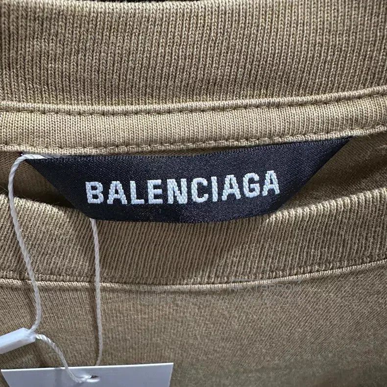 Balenciaga Small Logo Embroidered Short Sleeve