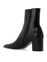 Saint Laurent Paris o1la1rc1a0126 756091 XIV Boots in Patent Leather in Black Size US 8 / EU 41 - 2 Thumbnail