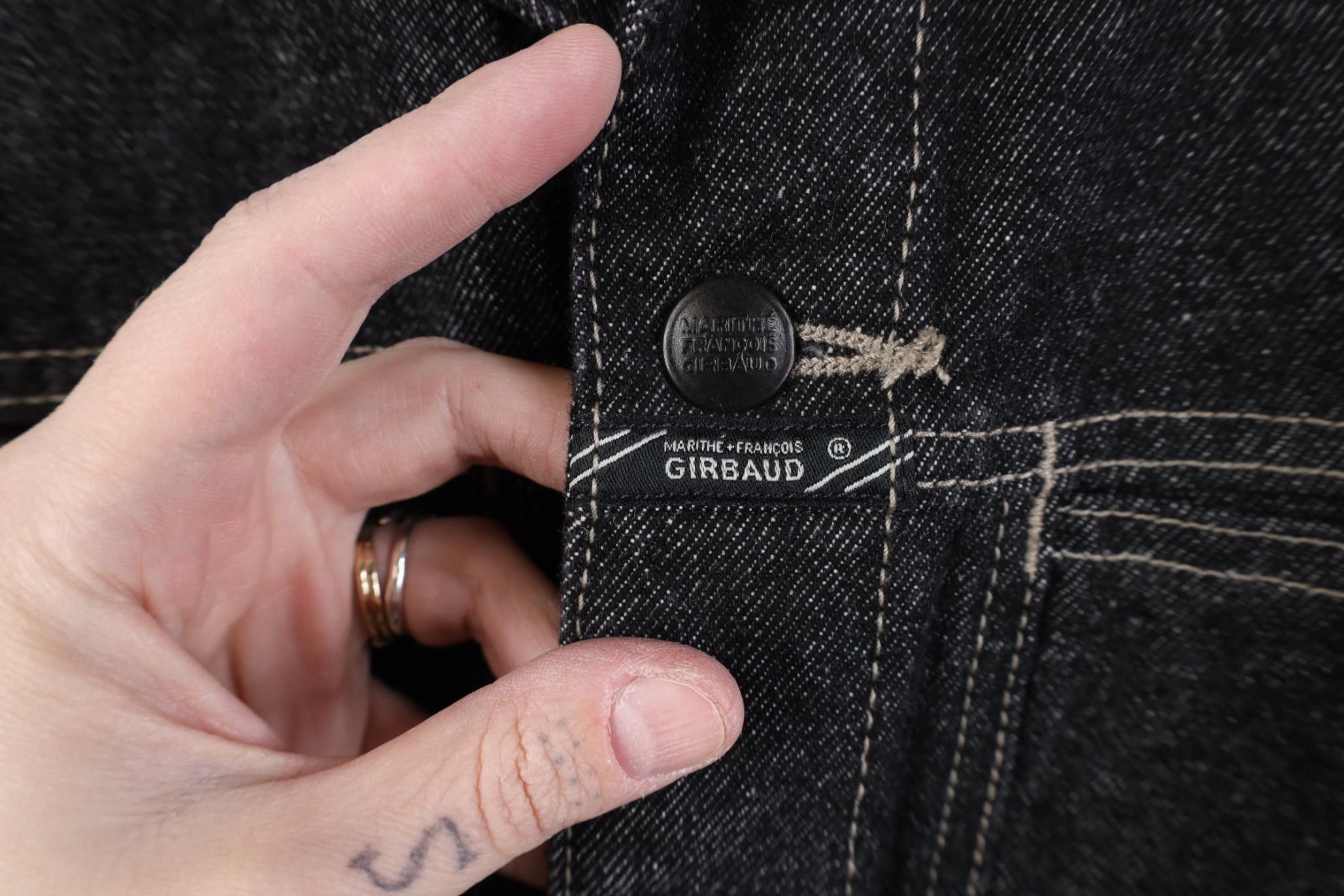 Marithe + Francois Girbaud Deadstock Vintage 90s Marithe Francois Girbaud Denim Jacket Size US L / EU 52-54 / 3 - 6 Thumbnail
