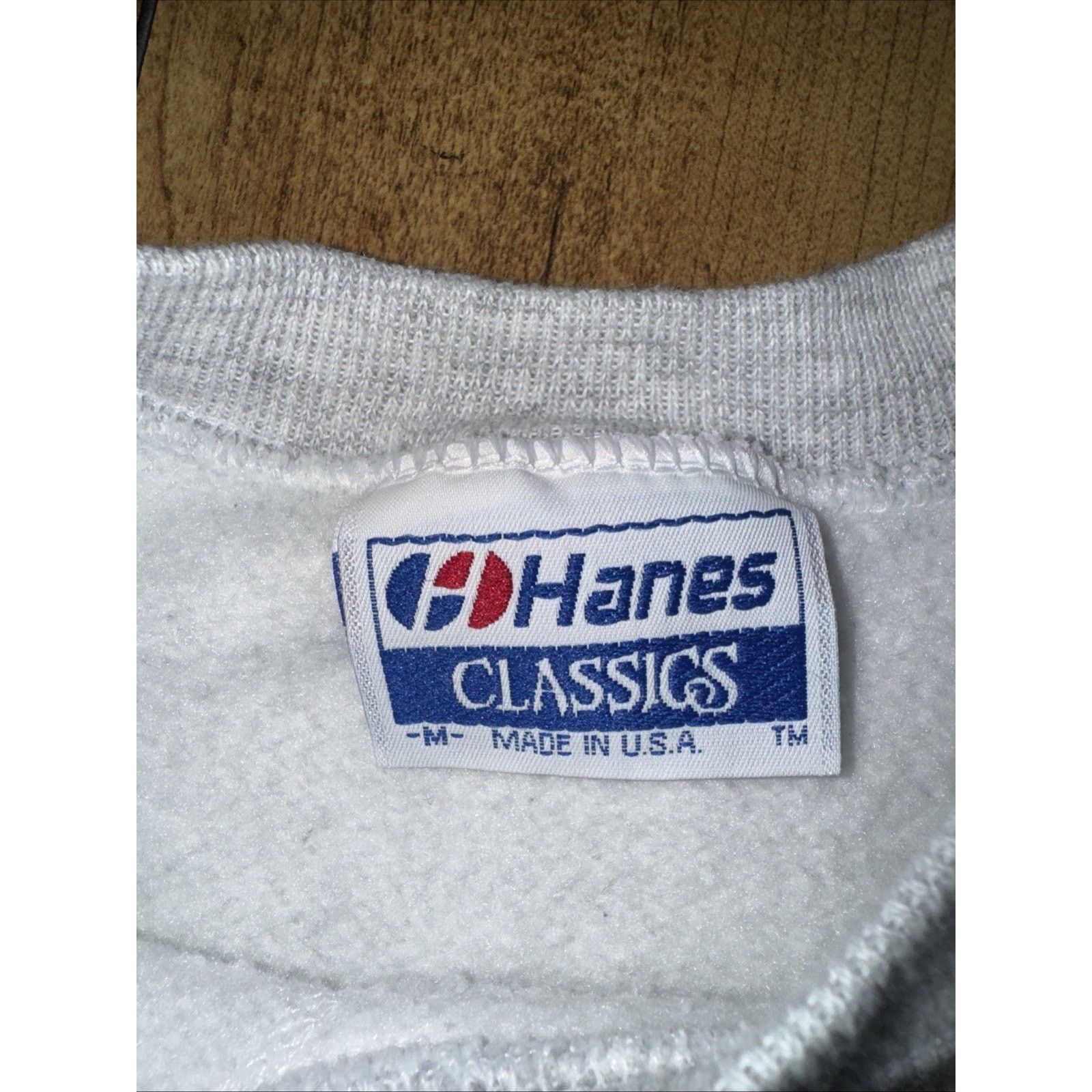 Hanes × Vintage Hanes USA Made Gray Crewneck Sweatshirt Men’s Classic Fit Size US M / EU 48-50 / 2 - 4 Thumbnail