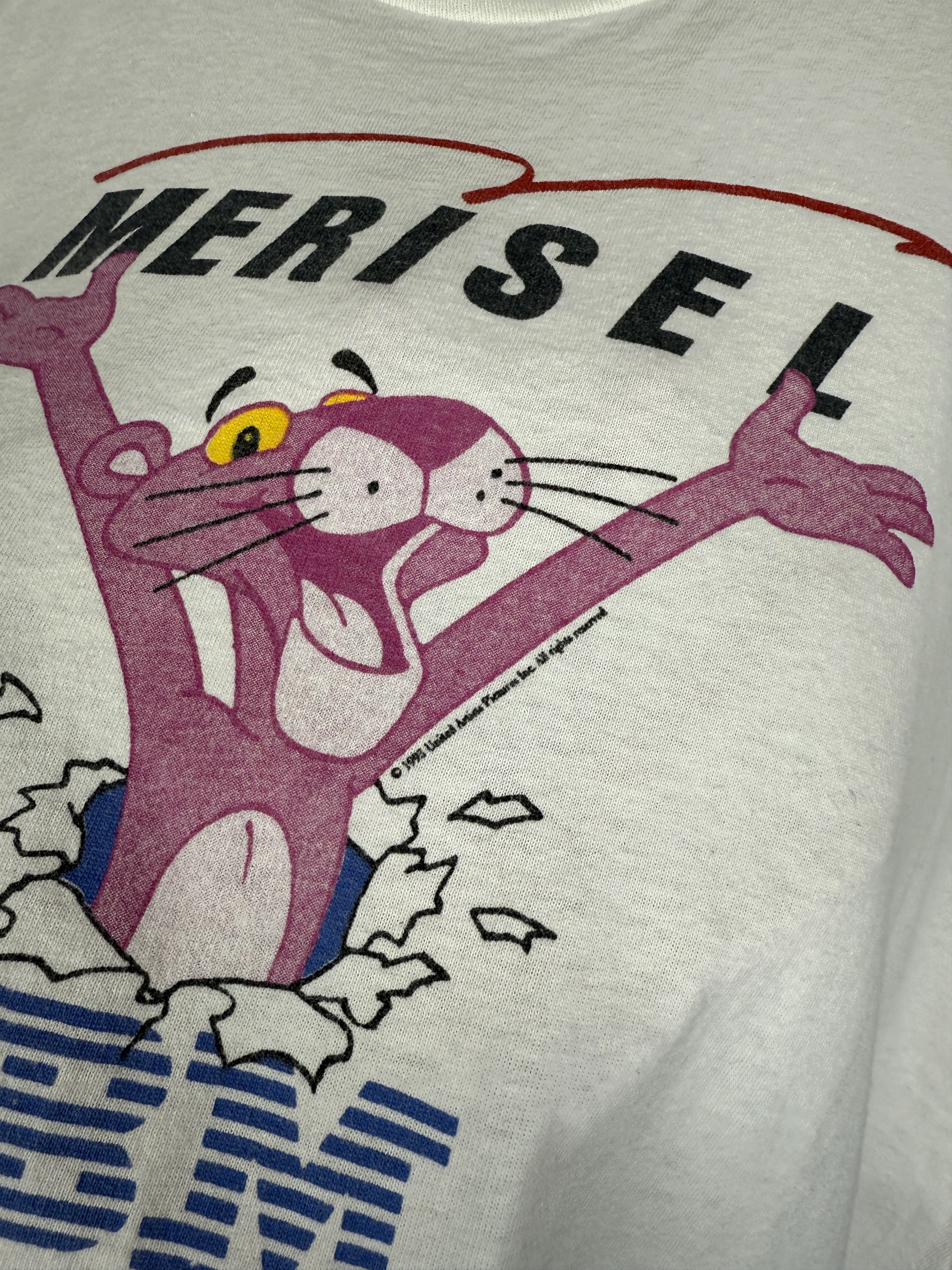 Anime × Cartoon Network × Vintage Vintage Pink Panther T-Shirt 1993 IBM Tee Merisel Cartoon Size US XL / EU 56 / 4 - 3 Thumbnail