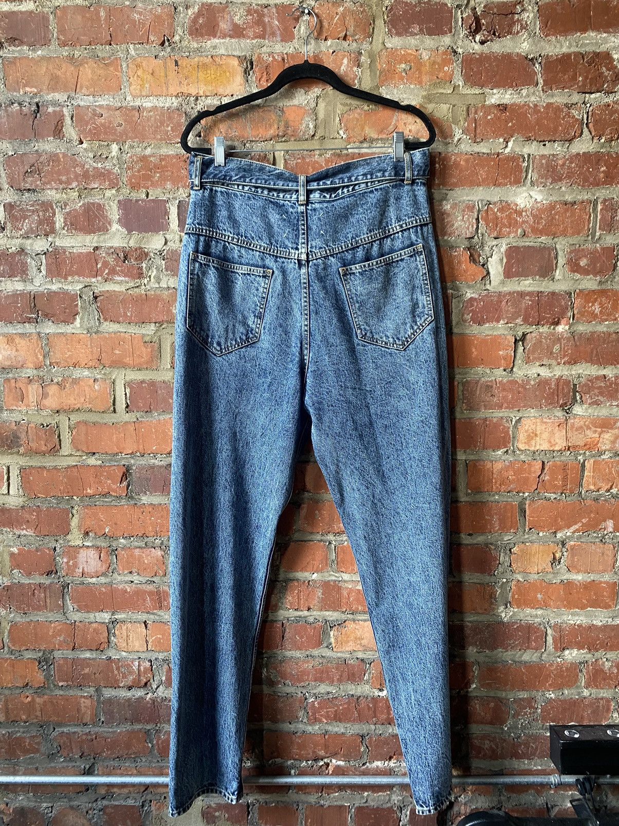 Maison Margiela Galliano for Maison Margiela Slit Belted Denim Jeans Co-ed Size US 34 / EU 50 - 8 Thumbnail