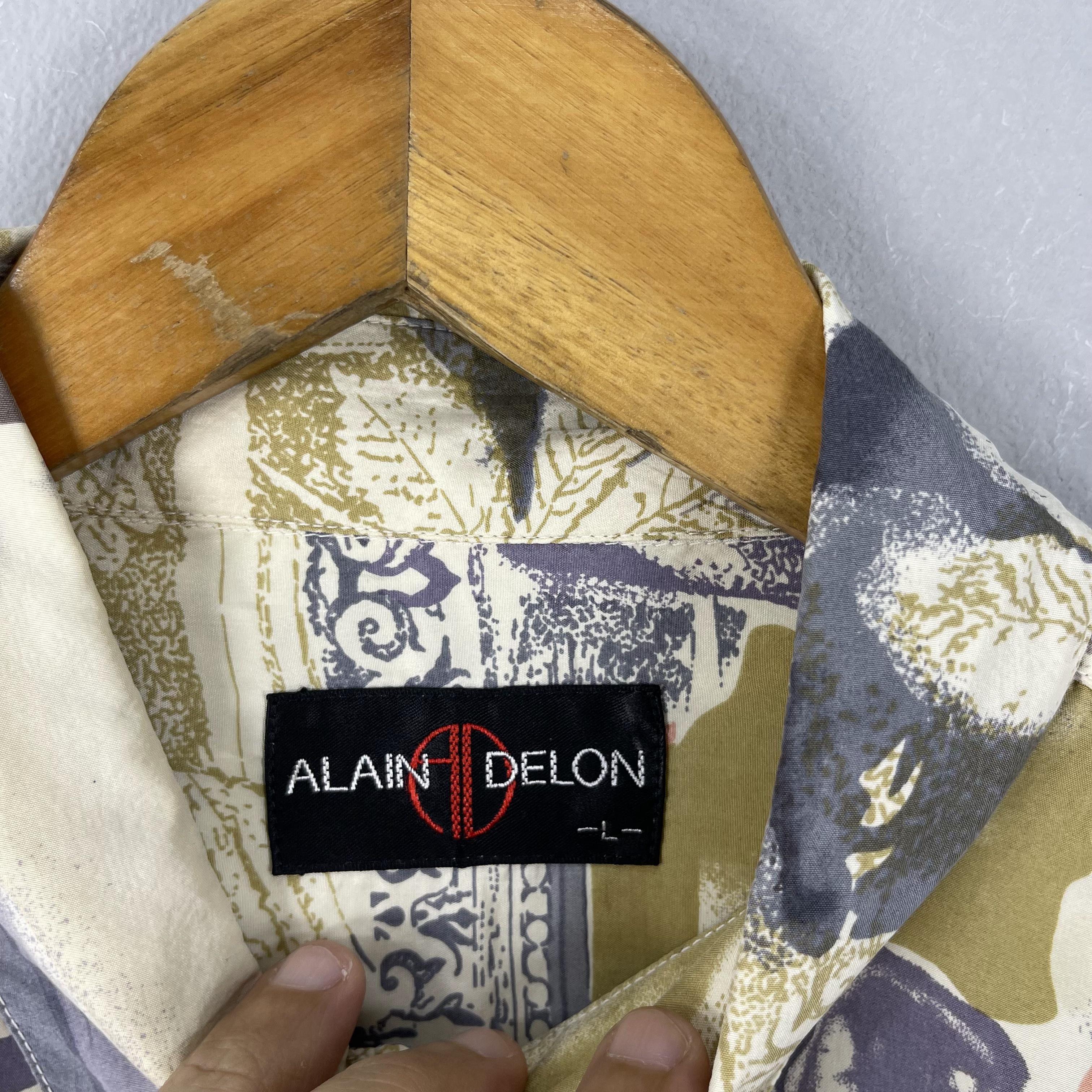 Japanese Brand Vintage ALIAN DELON Pop Art Paint Motive Artwork Shirt Size US L / EU 52-54 / 3 - 5 Thumbnail