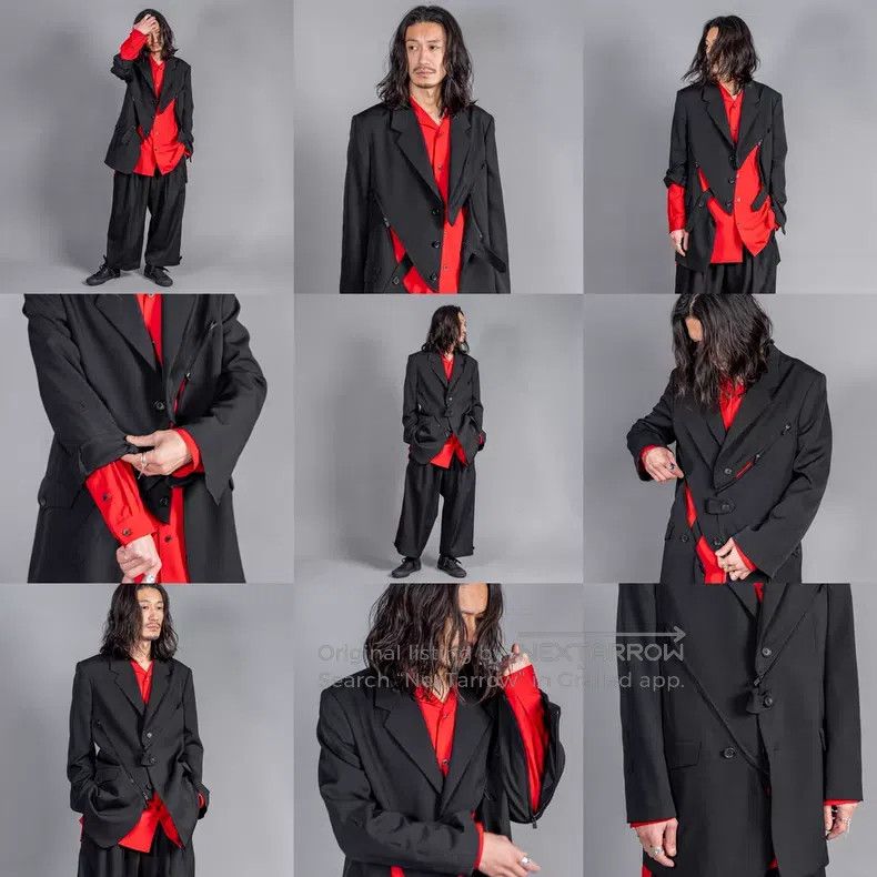 Yohji Yamamoto Yohji Yamamoto 25SS zip deconstructed jacket| Size US L / EU 52-54 / 3 - 2 Thumbnail