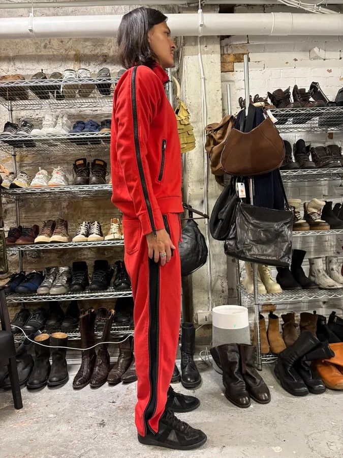 Designer × Dries Van Noten × Vintage Dries Van Noten Full Zip Demon Black & Red Sweatpants Size US 32 / EU 48 - 3 Thumbnail