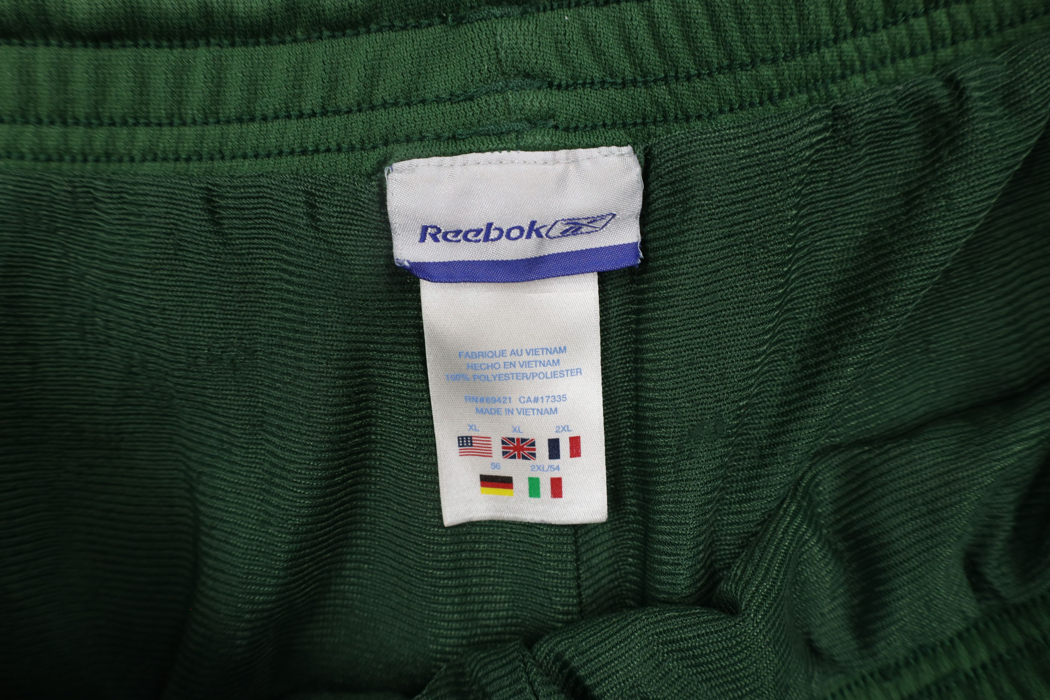 Reebok × Vintage Vintage 90s Reebok Logo Above Knee Heavyweight Shorts Green Size US 36 / EU 52 - 6 Thumbnail
