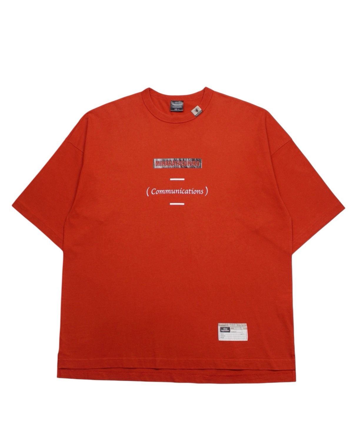 SS2021 GU × MIHARAYASUHIRO “GOOD INSPIRATION” ORANGE TEE
