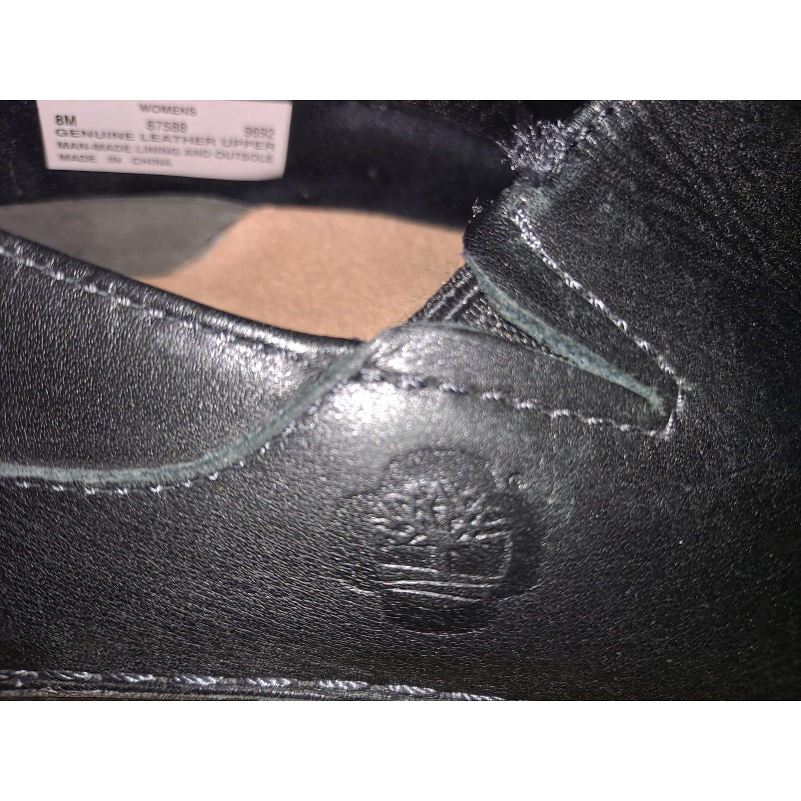 Timberland Timberland Black Mule Clog Leather Size 8M Size ONE SIZE - 4 Thumbnail