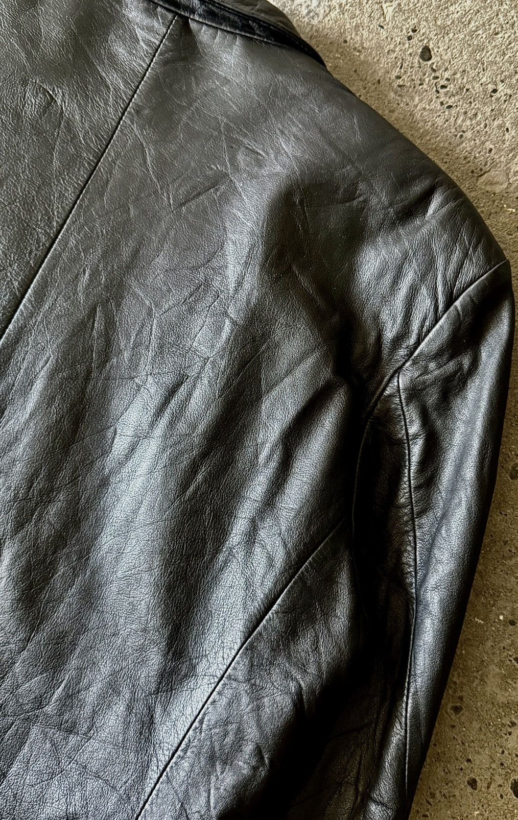 Gucci Gucci - Tom Ford - Leather Blazer Size US M / EU 48-50 / 2 - 14 Thumbnail