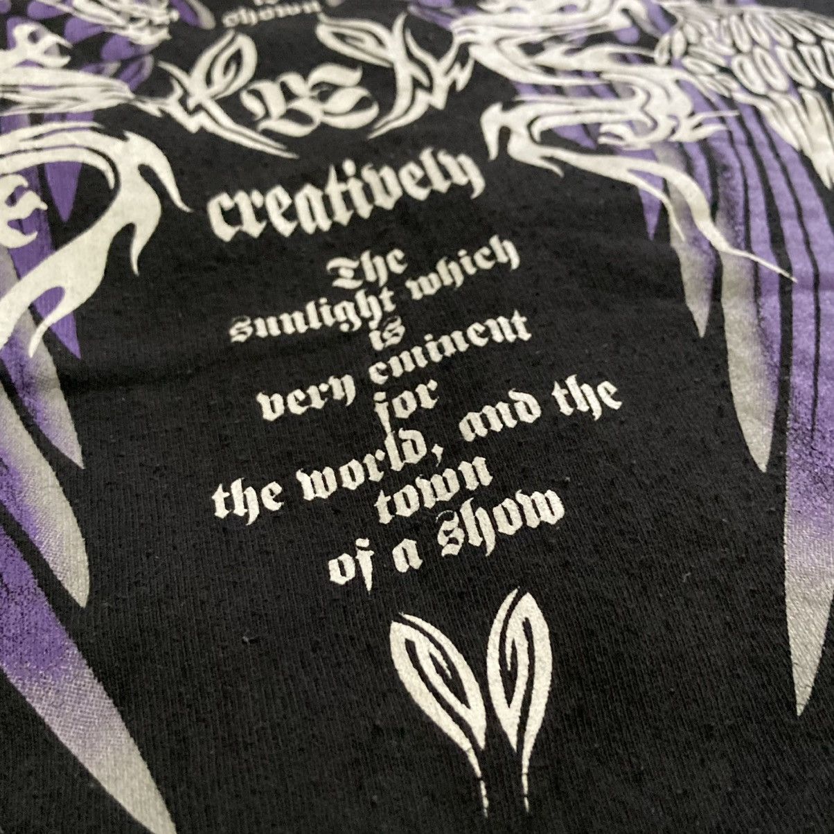 Le Grande Bleu (L.G.B.) 🇯🇵 Y2K ALL IS VANITY WORDING DRAGON SWEATSHIRT Size US L / EU 52-54 / 3 - 13 Thumbnail