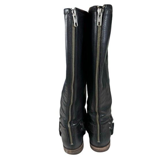 Frye Frye #76850 Phillip Harness Womens Black Knee High Leather R Size US 6.5 / IT 36.5 - 5 Thumbnail