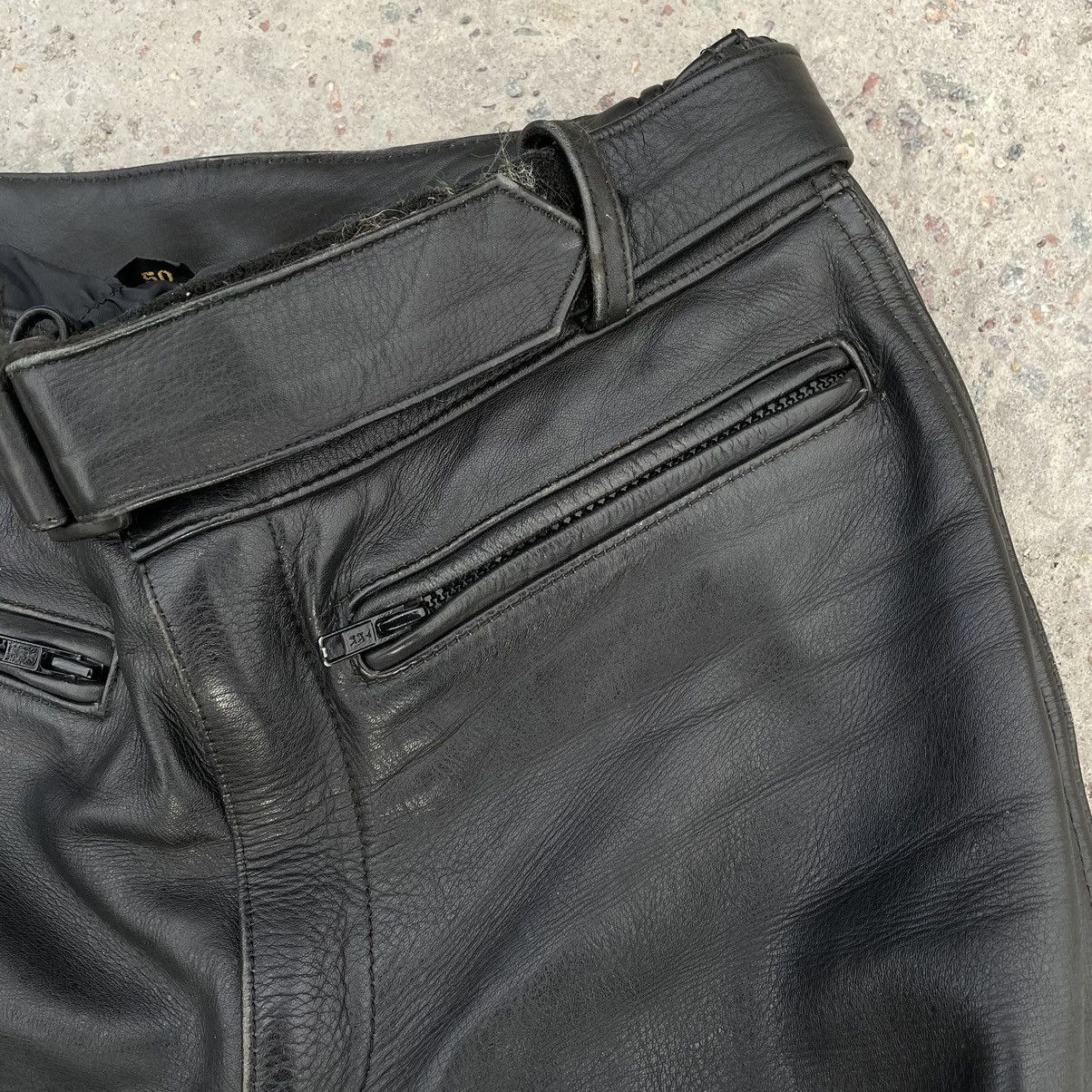 Other Vintage Moto Leather Pants 50 Size Y2K 90s USA Japan Size US 31 - 7 Thumbnail