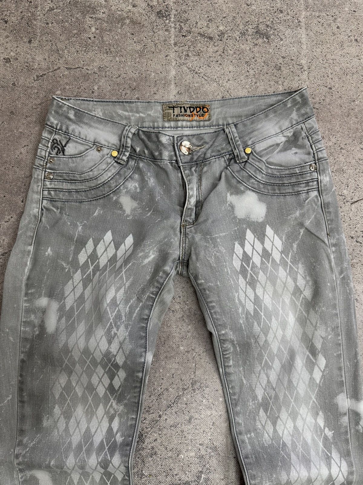 14th Addiction Vintage Denim Flared Pants Miss Sixty Denim Diesel Style Size 28" / US 6 / IT 42 - 5 Thumbnail