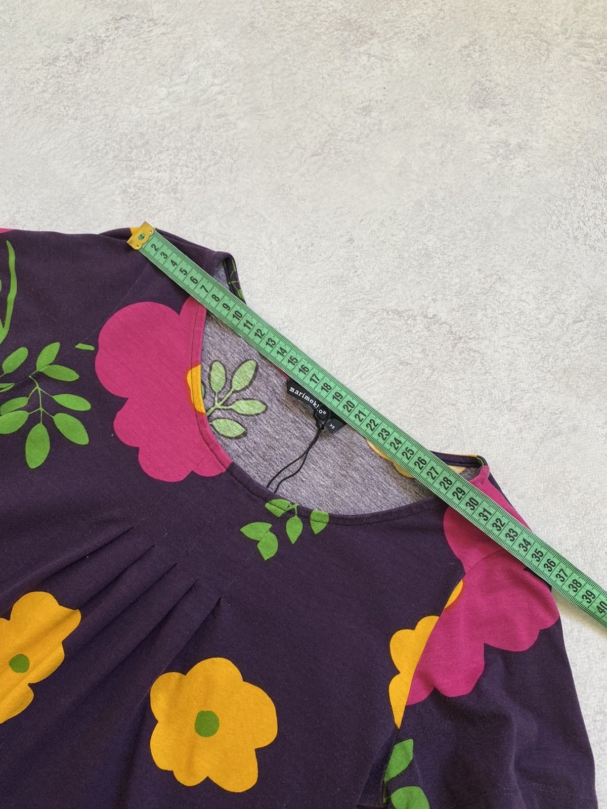 Marimekko Marimekko Multicolor Floral Short Sleeve Mini Dress Size XS Size XS / US 0-2 / IT 36-38 - 12 Thumbnail