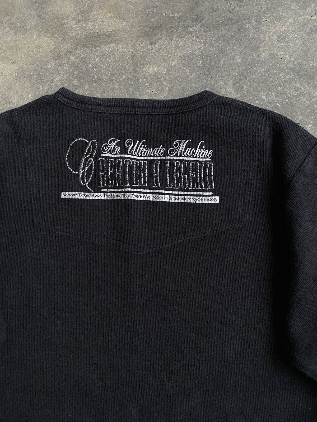 Norton × Vintage Norton Motorcycle "word champion" vintage longsleeve Size US M / EU 48-50 / 2 - 5 Thumbnail