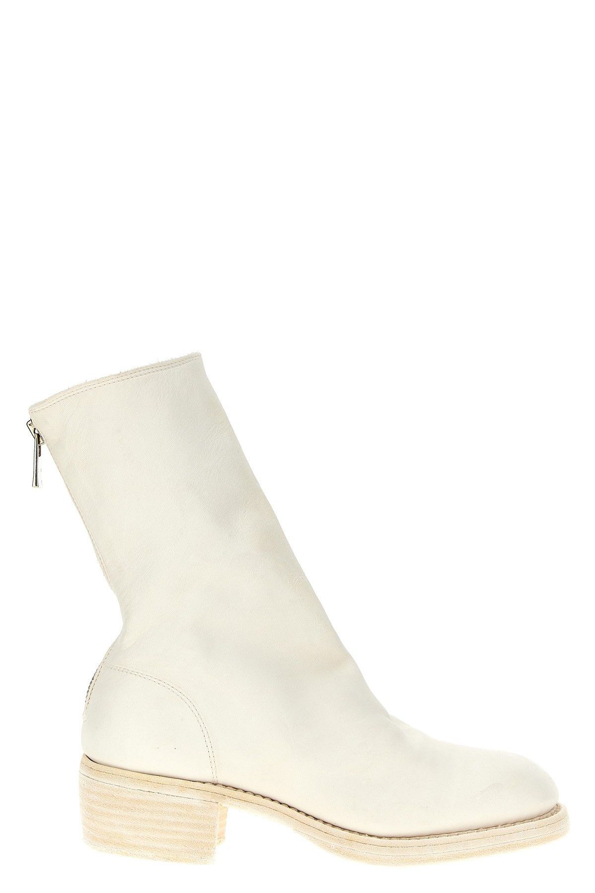 image of Guidi '788Zx' Ankle Boots in White, Women's