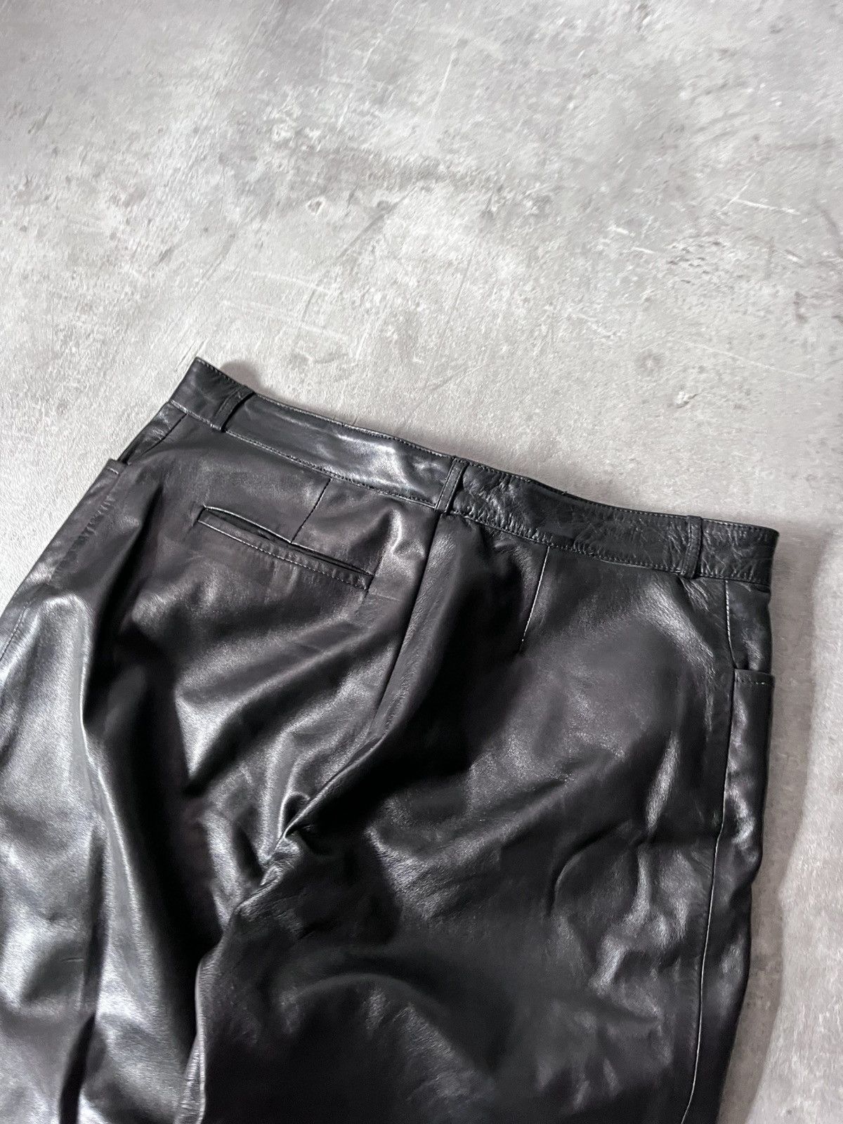 Gucci Gucci by Tom Ford 00s black leather pants Size US 30 / EU 46 - 12 Thumbnail