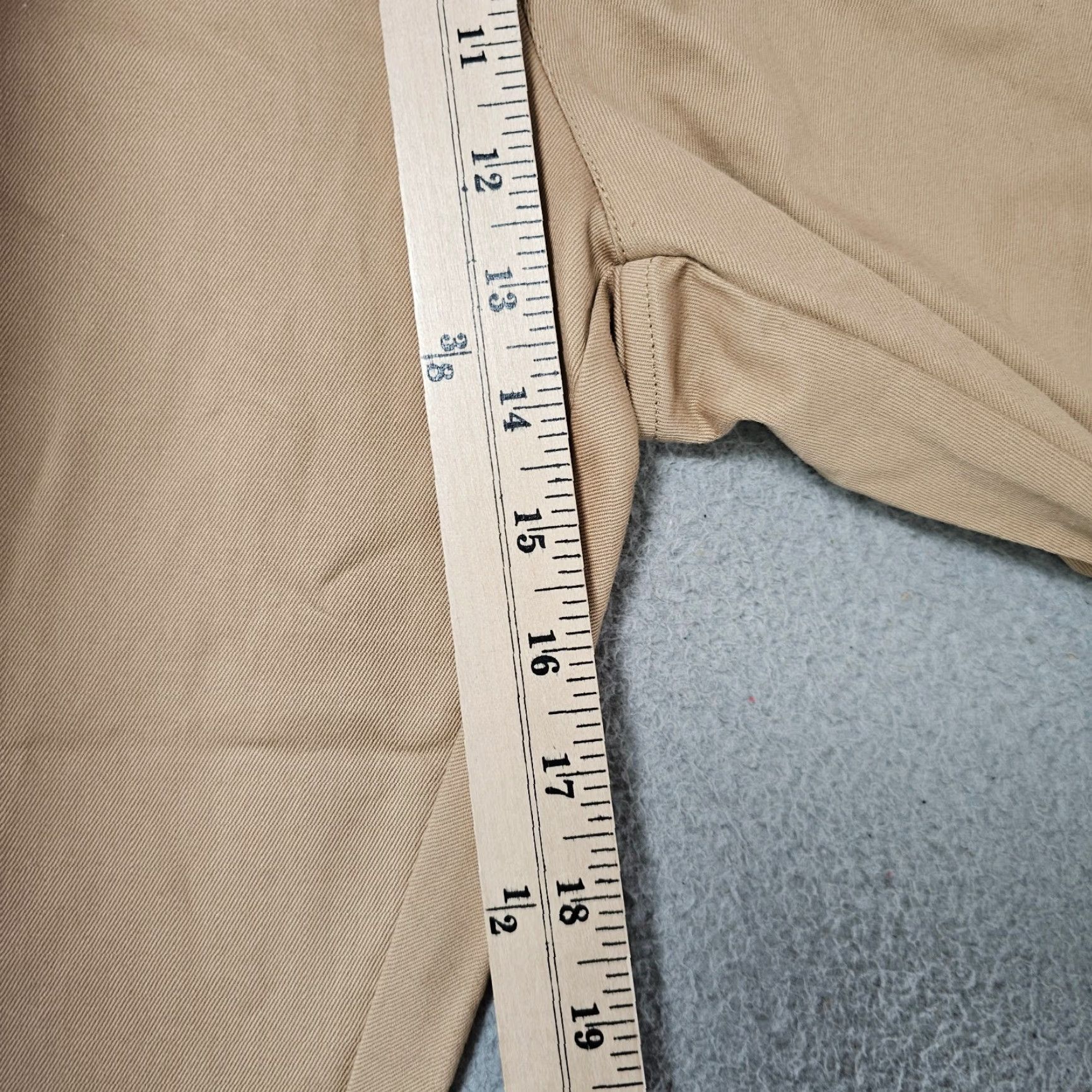 Vintage Hill City Pants Mens Slim Straight Cotton Blend 40x30 Brown 40x32 Tag Everyday Pant Chino Stretch Comfortable Size US 40 / EU 56 - 3 Thumbnail