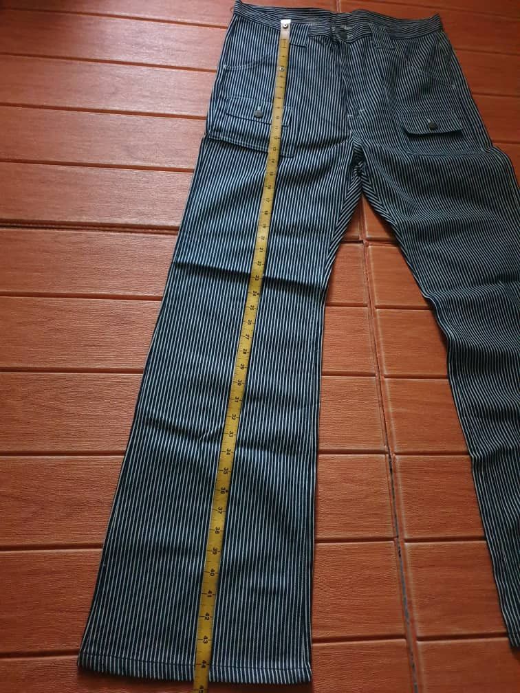 Smith's American 💥Hickory stripe Smith Japanese style Bush pant Size US 33 - 9 Thumbnail