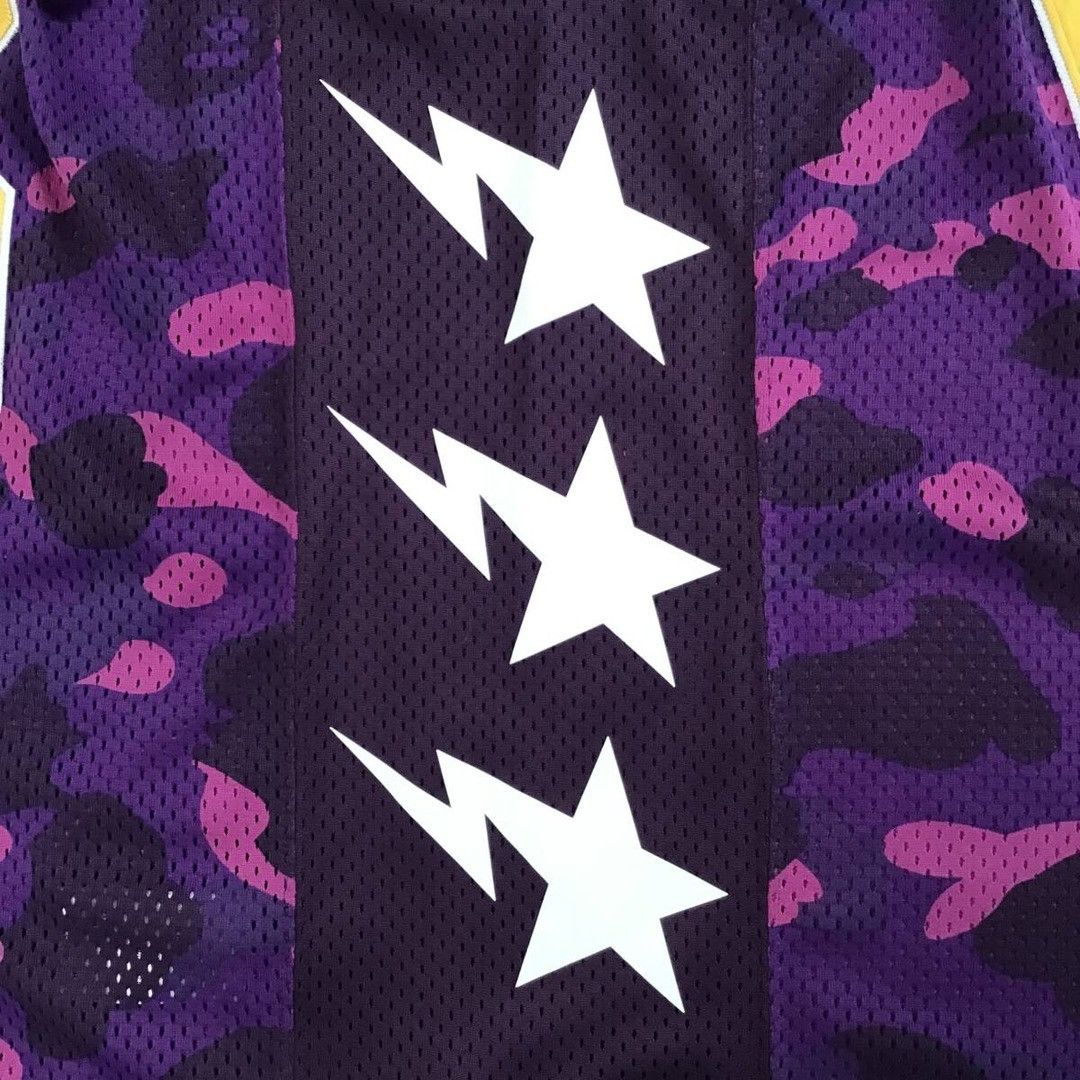 Bape BAPE STA Purple camo basketball tank top a bathing ape Size US XL / EU 56 / 4 - 5 Thumbnail