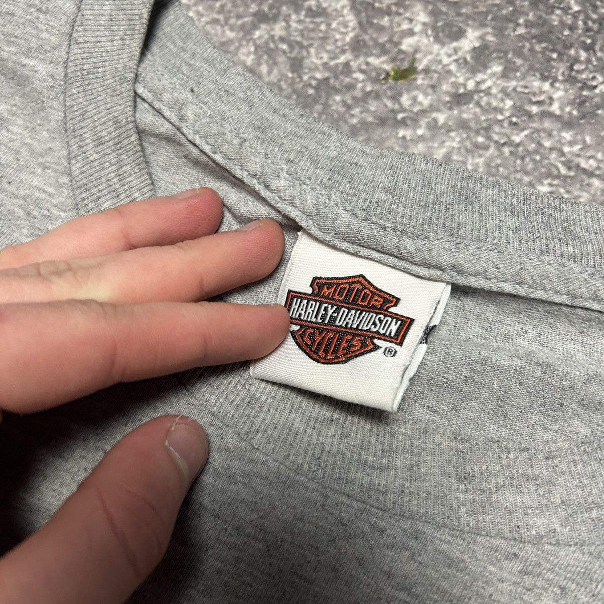Harley Davidson Vintage Harley Davidson Big Graphic logo 2013 motorcycle tee Size US L / EU 52-54 / 3 - 9 Thumbnail
