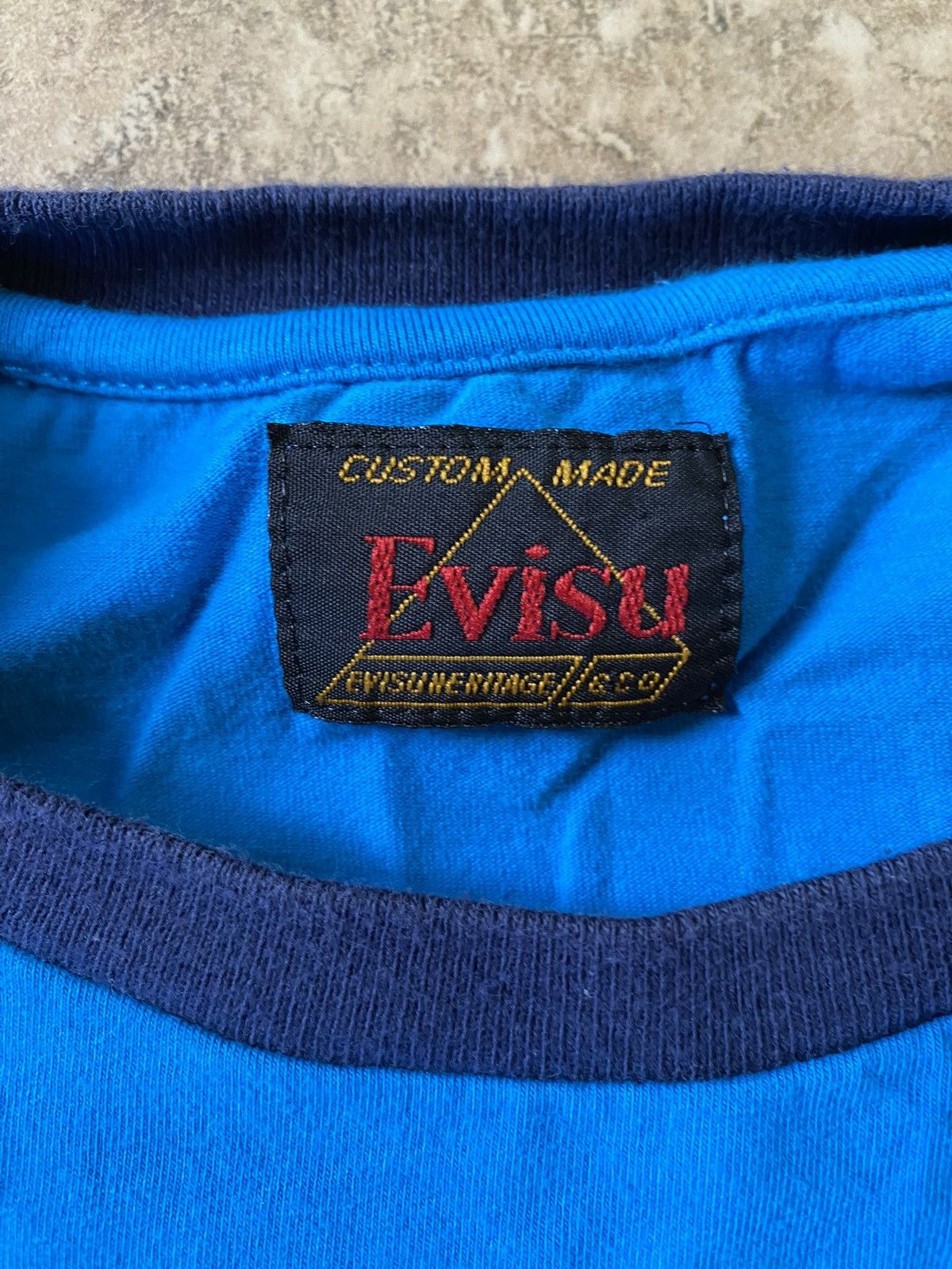 Evisu Vintage Evisu Genes Japan Okinawa Ringer Shirt Size US L / EU 52-54 / 3 - 2 Thumbnail