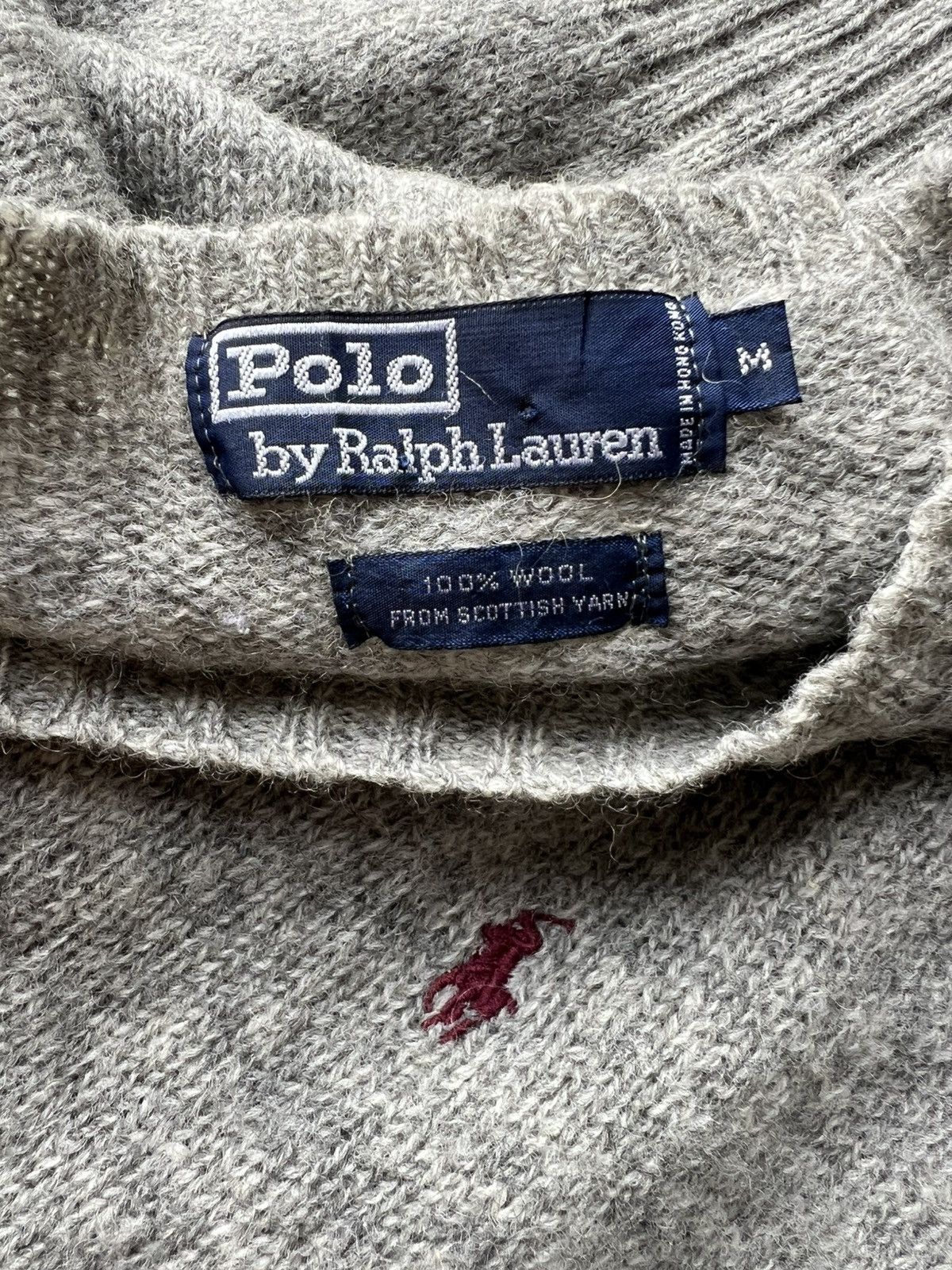 Polo Ralph Lauren 1990s Polo Ralph Lauren Small Pony Lambswool Mohair Knitwear Size US M / EU 48-50 / 2 - 8 Thumbnail