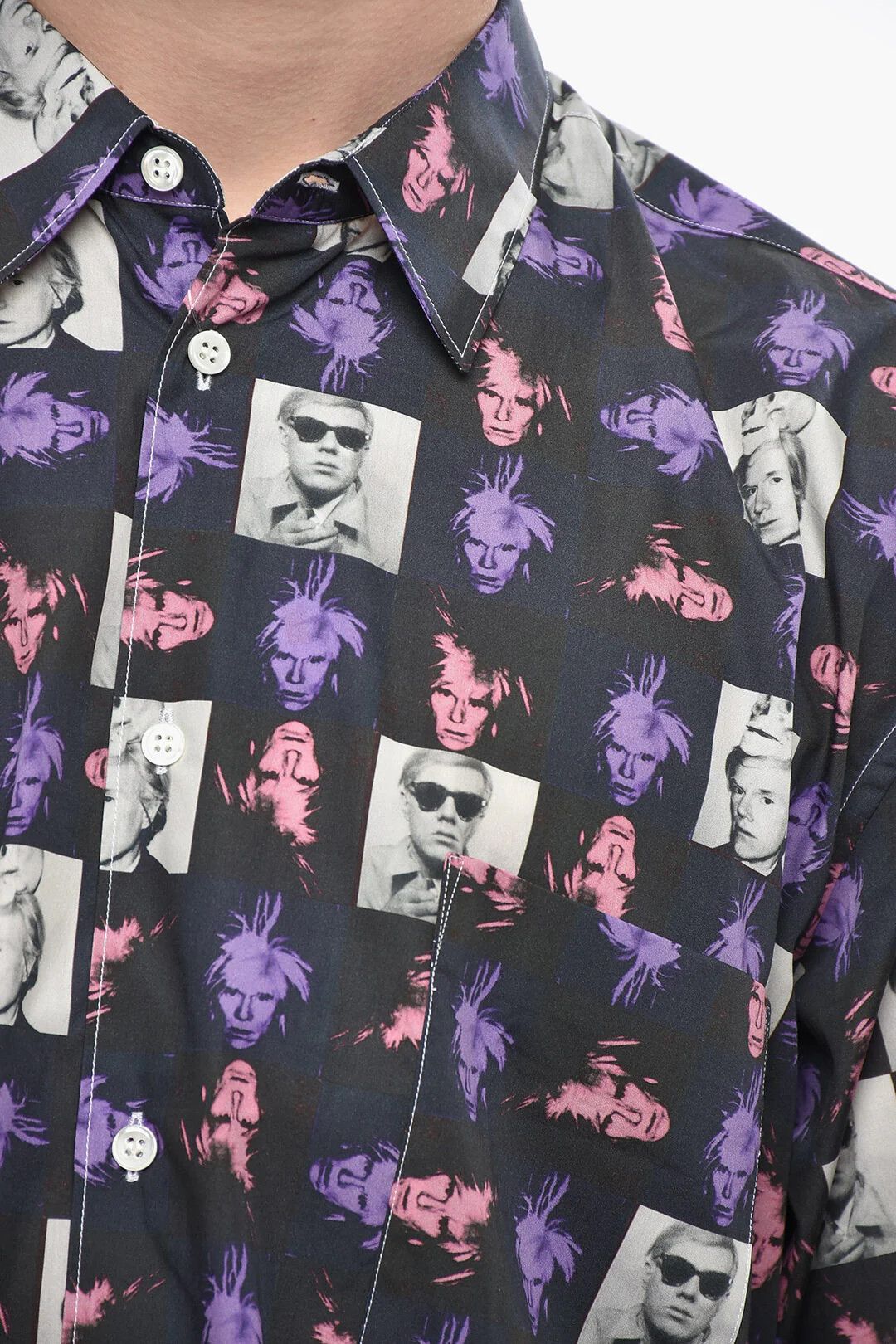 Comme des Garcons og1mm0426 Printed Cotton Shirt in Multicolor Size US XL / EU 56 / 4 - 3 Thumbnail