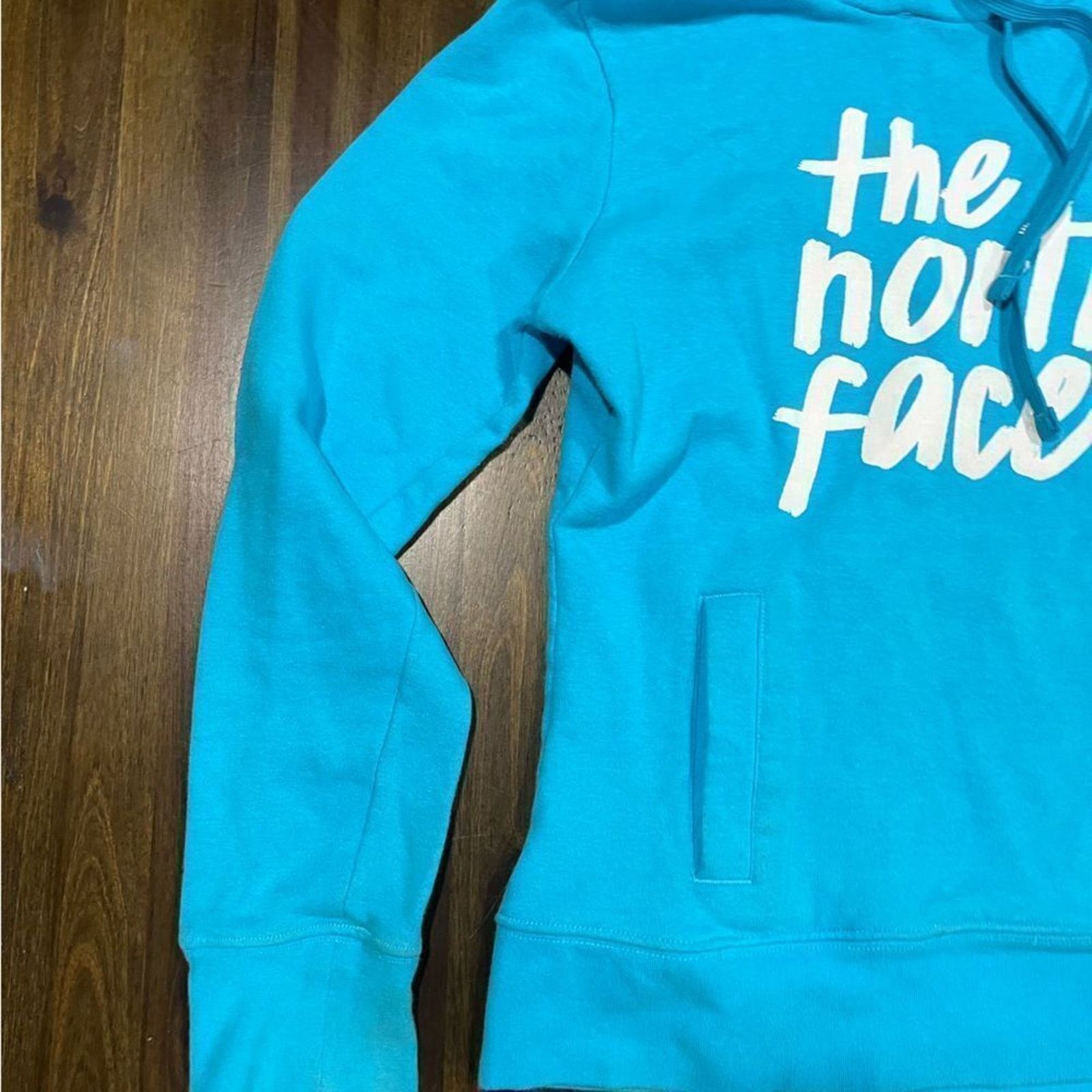 The North Face The North Face Pullover Hoodie Teal Size S Size S / US 4 / IT 40 - 2 Thumbnail