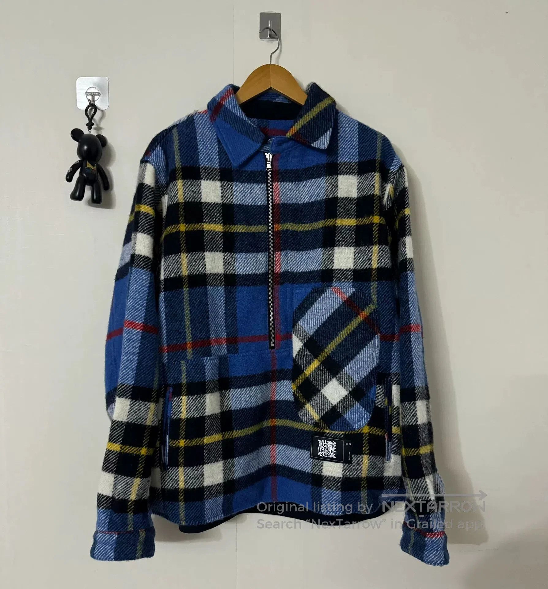 WE11DONE we11done half-zip plaid jacket. Size US M / EU 48-50 / 2 - 1 Thumbnail