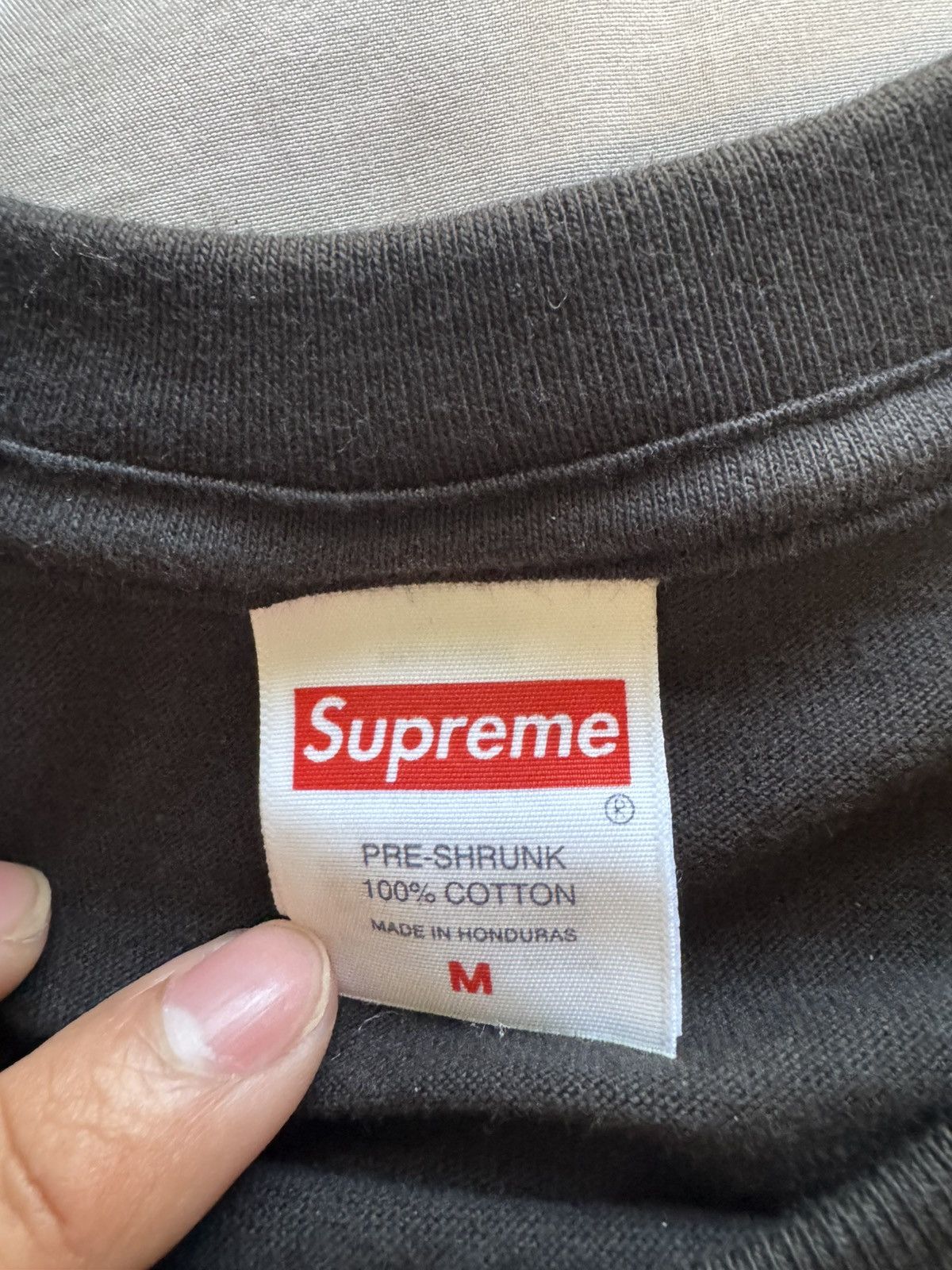 Supreme Supreme tag tee Size US M / EU 48-50 / 2 - 4 Thumbnail