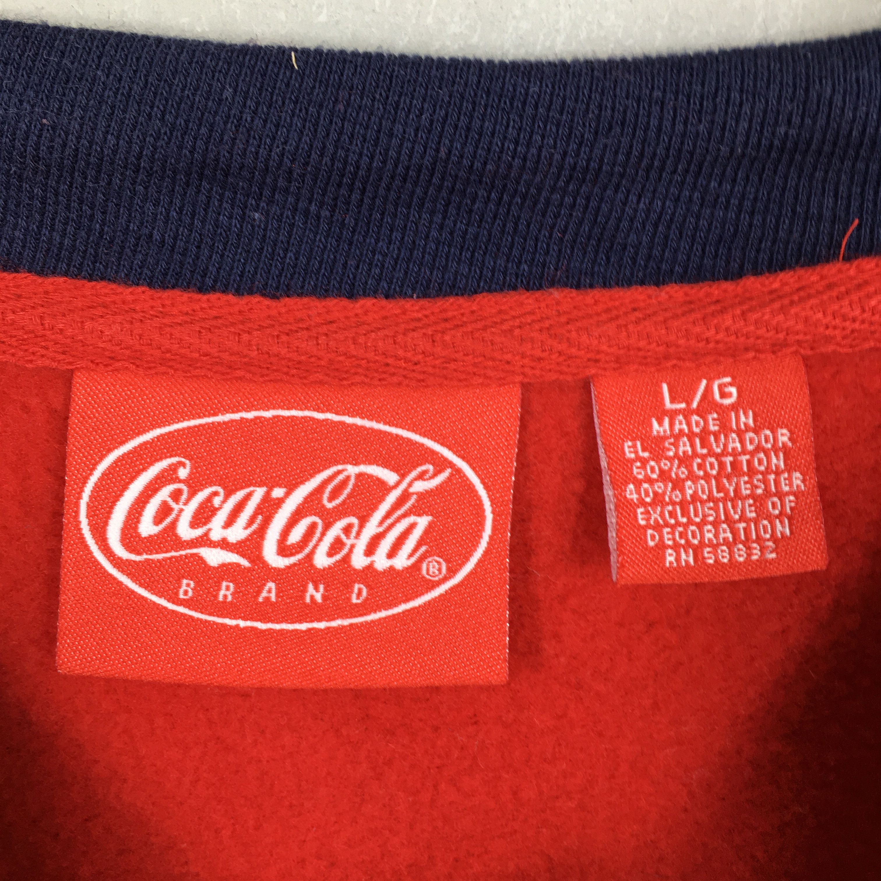 Coca Cola Vintage Coca Cola Embroidered Sweatshirt Large Size US L / EU 52-54 / 3 - 5 Thumbnail