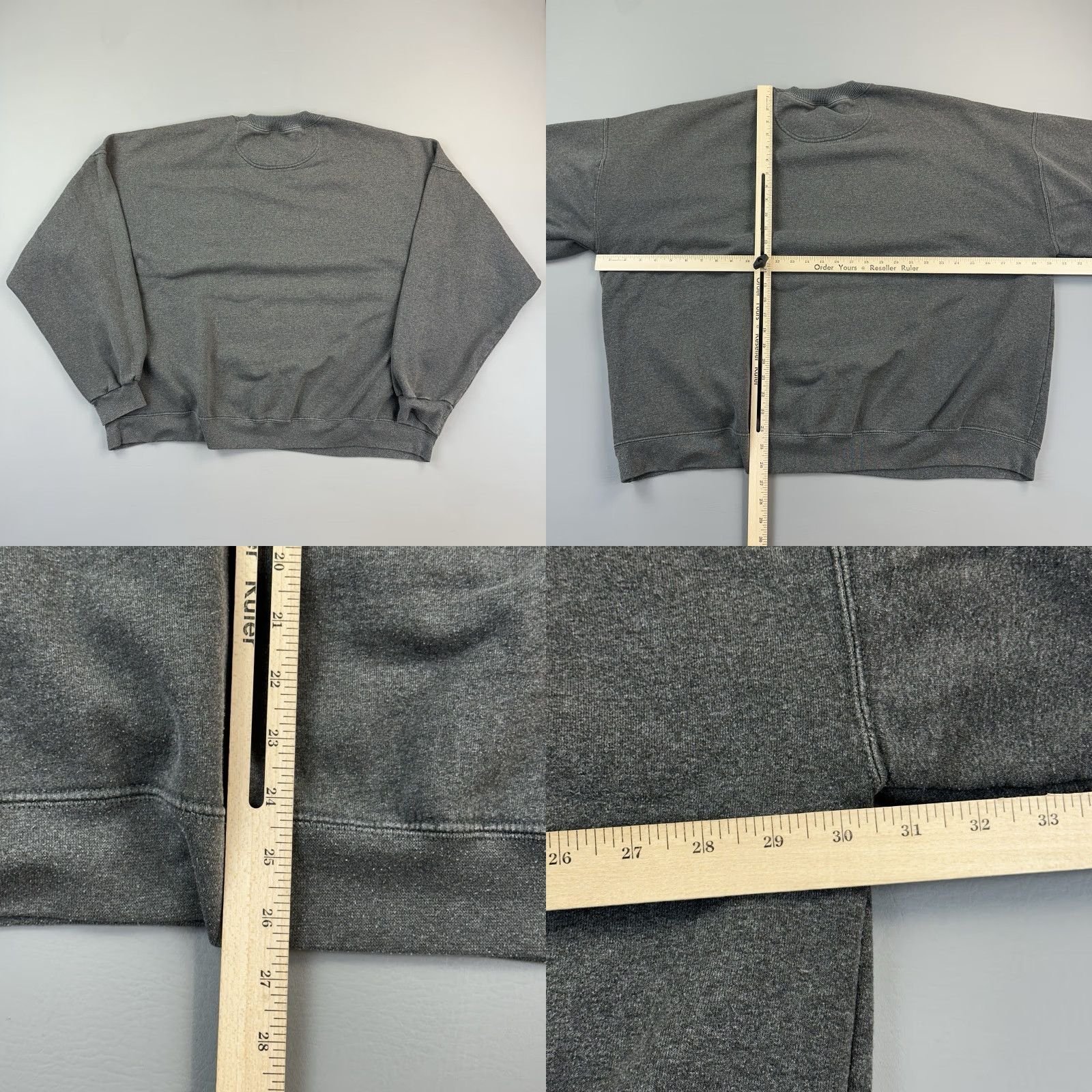 Starter VINTAGE Starter Sweatshirt Mens 3XL Gray Embroidered Logo Crewneck Pullover Y2K Size US XXL / EU 58 / 5 - 8 Thumbnail