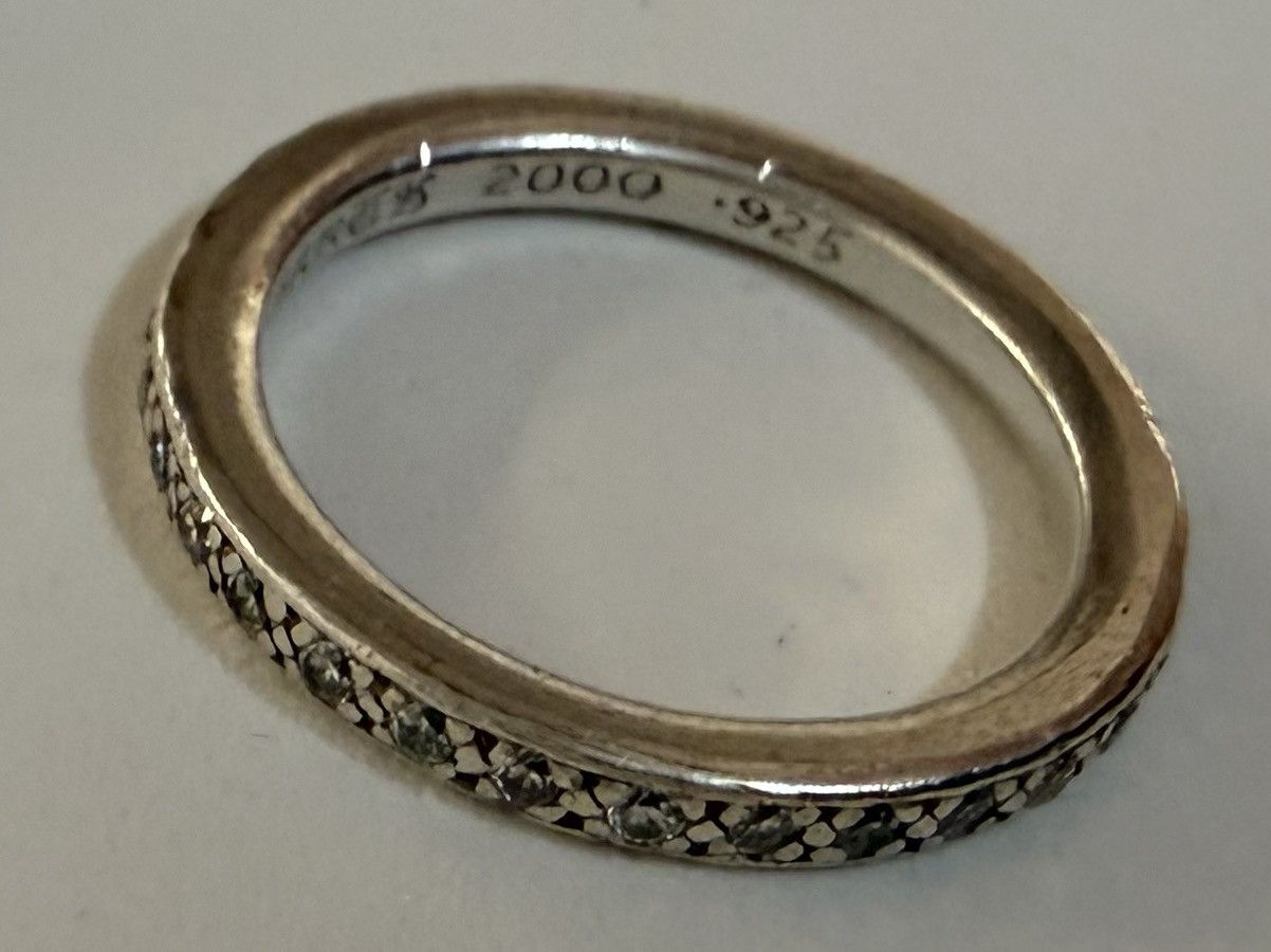Chrome Hearts Chrome Hearts Sterling Silver Pave Diamond Ring -SIZE 10.5 Size ONE SIZE - 15 Thumbnail